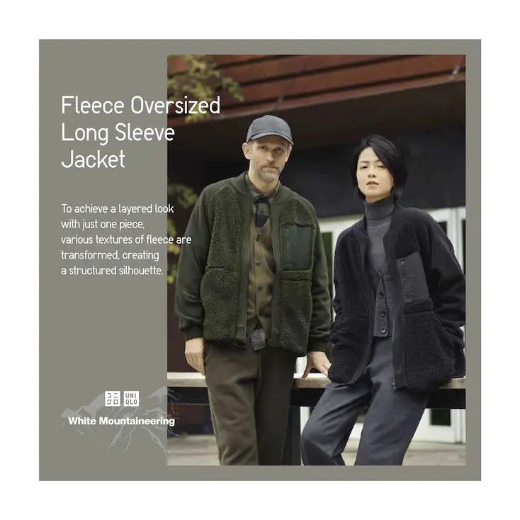 White Mountaineering Black Fleece Oversized Long-Sleeve Bomber Jacket Size US L / EU 52-54 / 3 - 4 Thumbnail