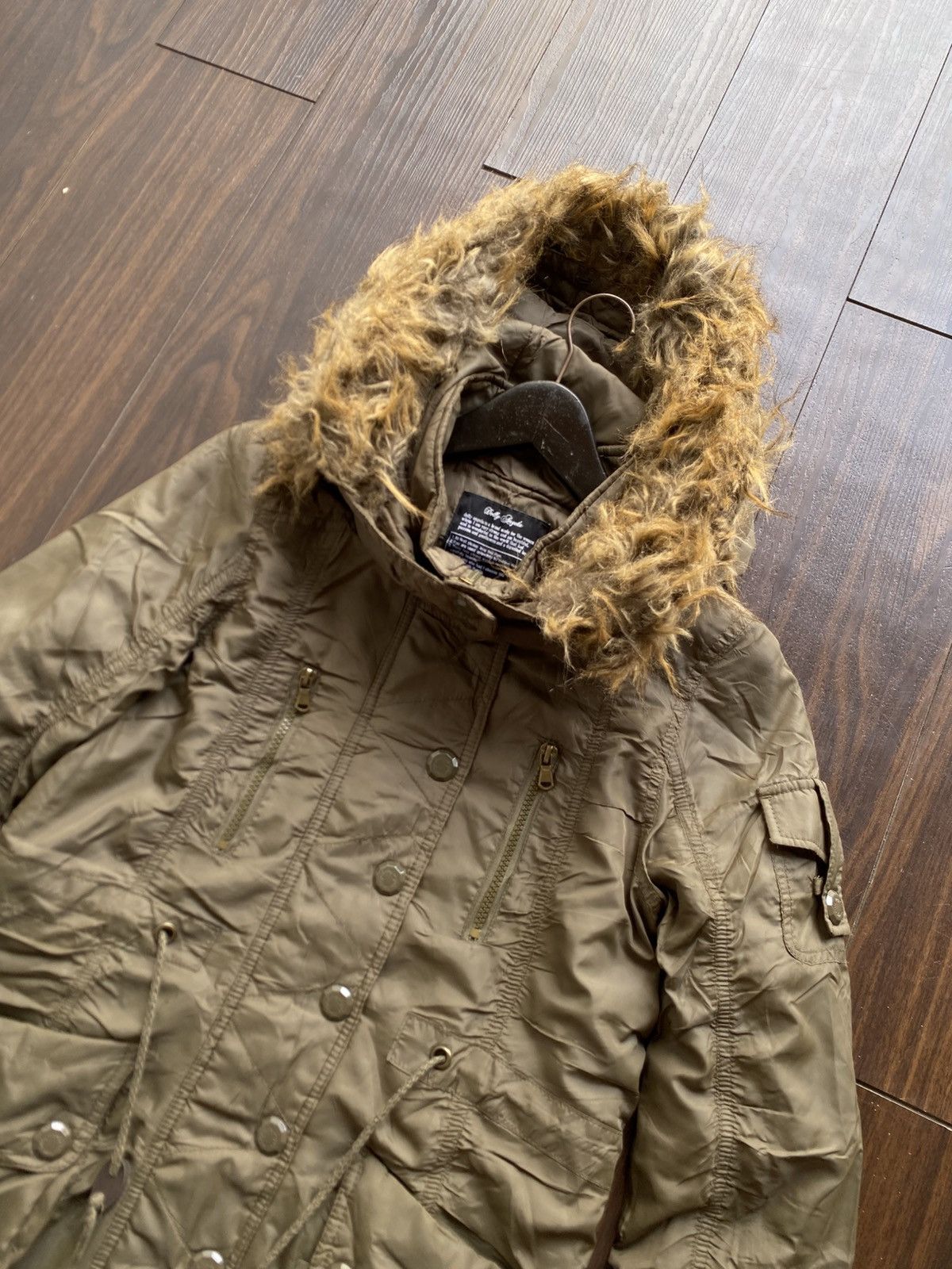 Le Grande Bleu (L.G.B.) 00s DOLLY ANGELA LGB IF SIX WAS NINE STYLE FAUX FUR PARKA Size M / US 6-8 / IT 42-44 - 8 Thumbnail