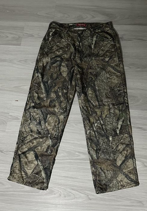 Supreme Supreme Moleskin Double Knee Painter Pant Camo | Grailed