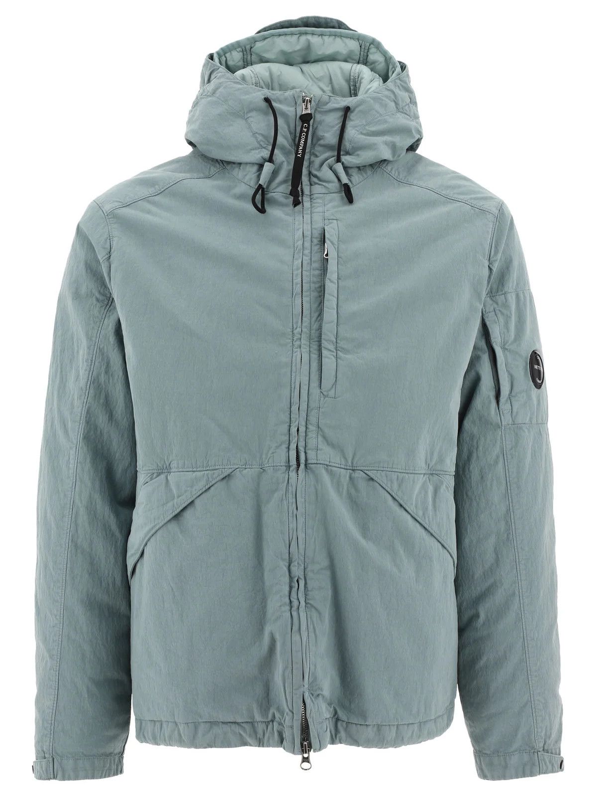 C.P. Company o1y1224 Logo Hooded Jacket in Pastel Blue Size US M / EU 48-50 / 2 - 1 Thumbnail
