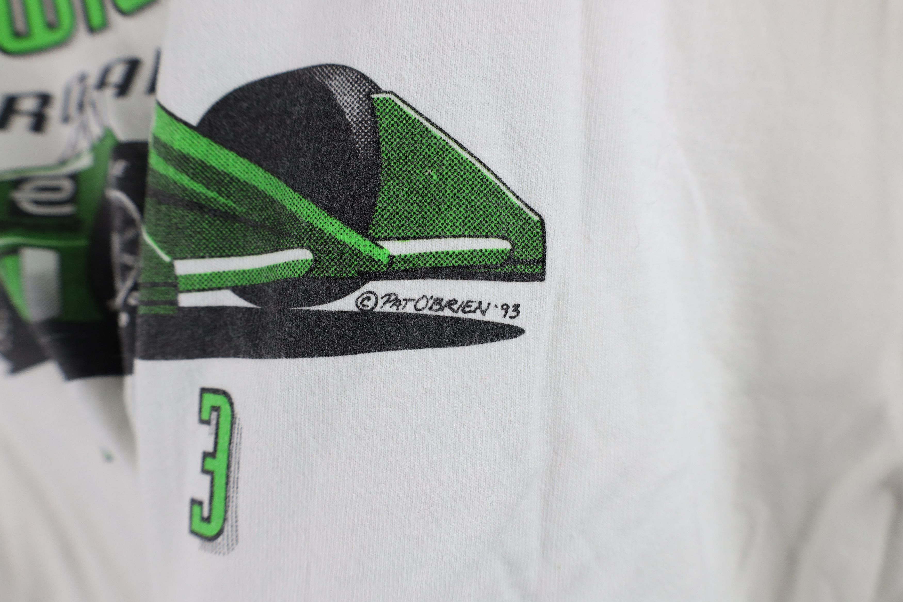Vintage Vintage 90s Wild Wild West On Road 4000 Car Race T-Shirt USA Size US XL / EU 56 / 4 - 11 Thumbnail