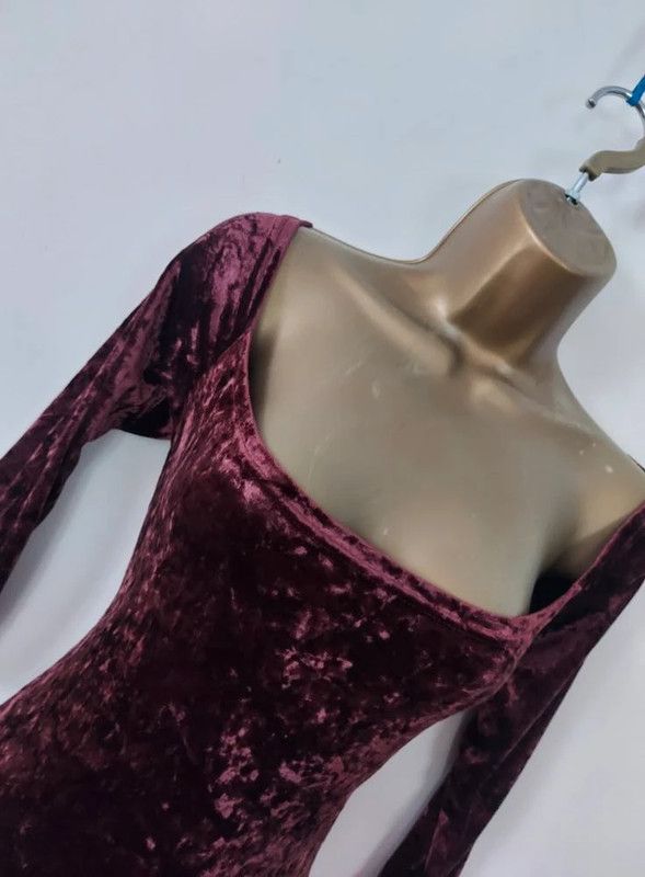 Vintage Hobbs vintage velvet dress L Size L / US 10 / IT 46 - 3 Thumbnail