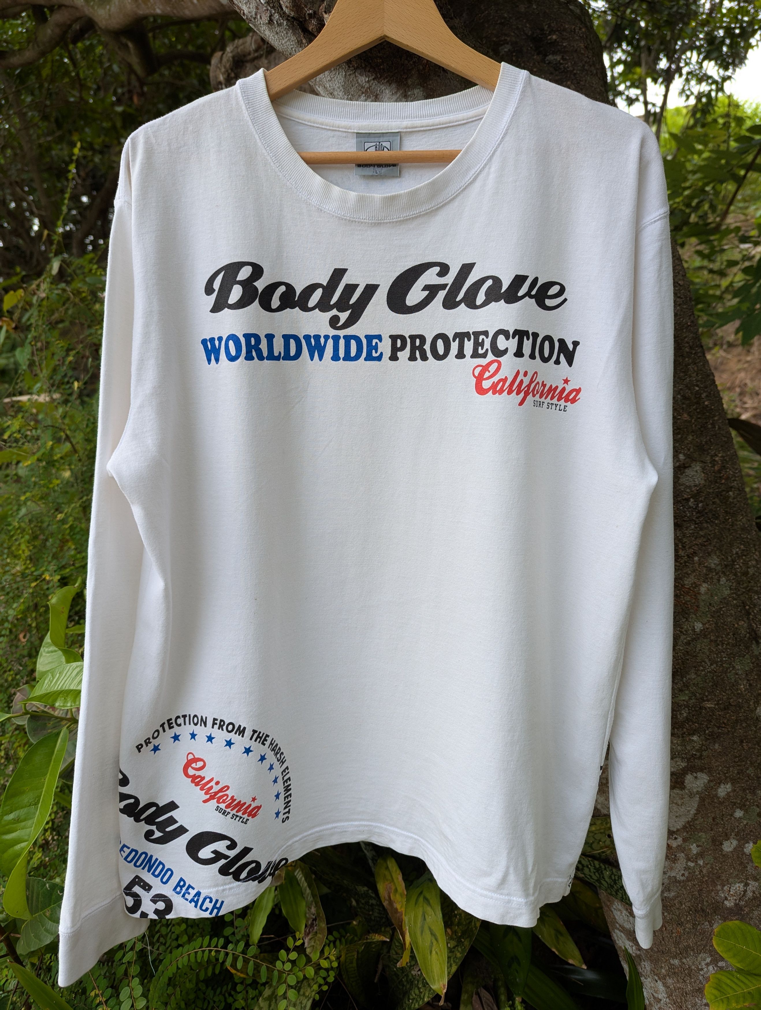 Body Glove Vintage Body Glove California Surf Style Long Sleeve Tshirt Size US L / EU 52-54 / 3 - 2 Thumbnail