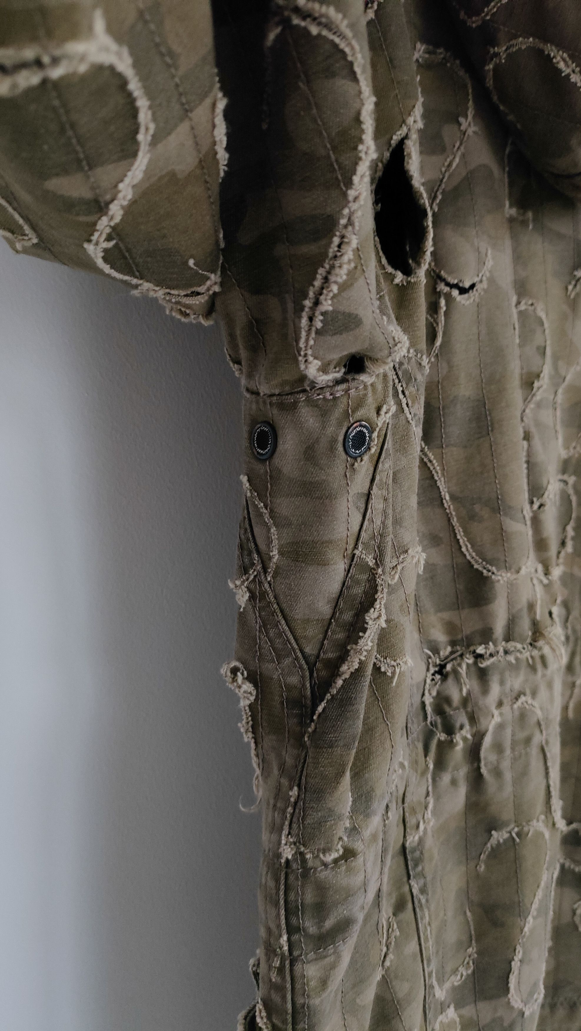 Diesel Diesel 'J-Laser' Laser Cut Camo Hooded Jacket (2010) Size US M / EU 48-50 / 2 - 16 Thumbnail
