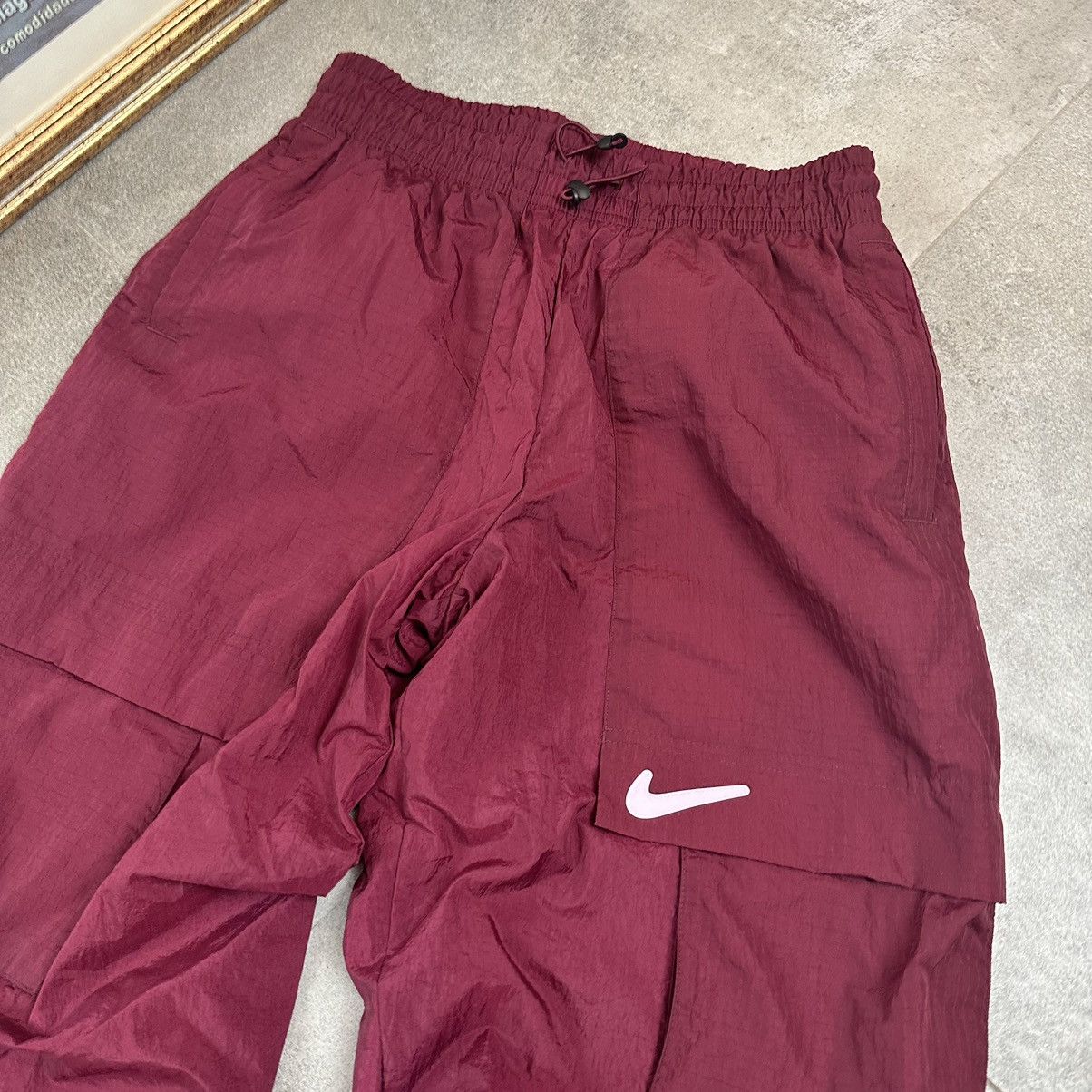 Nike Nike jogger pants S oversize red baggy Streetwear swoosh Size US 30 / EU 46 - 2 Thumbnail