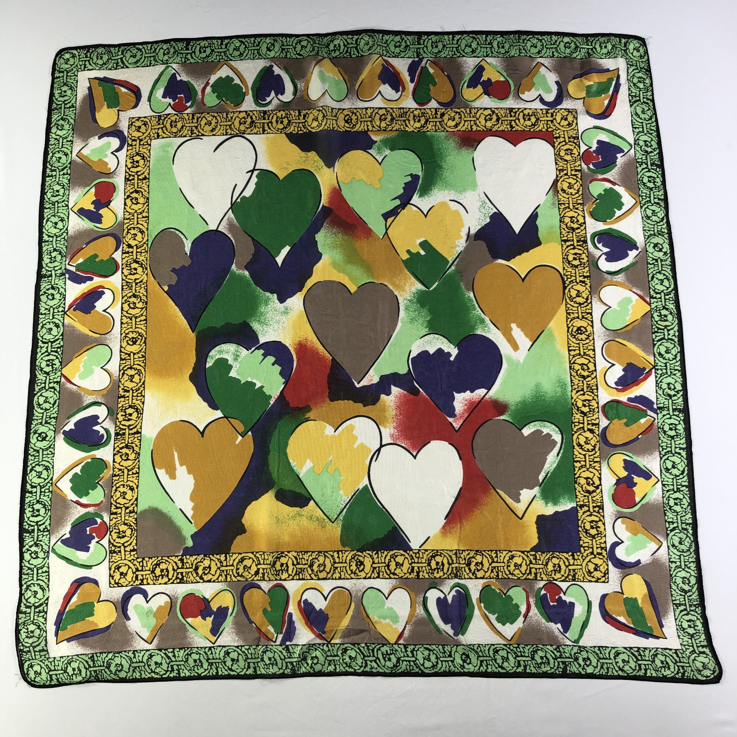 Vintage Vintage Silk Scarf Size ONE SIZE - 2 Thumbnail