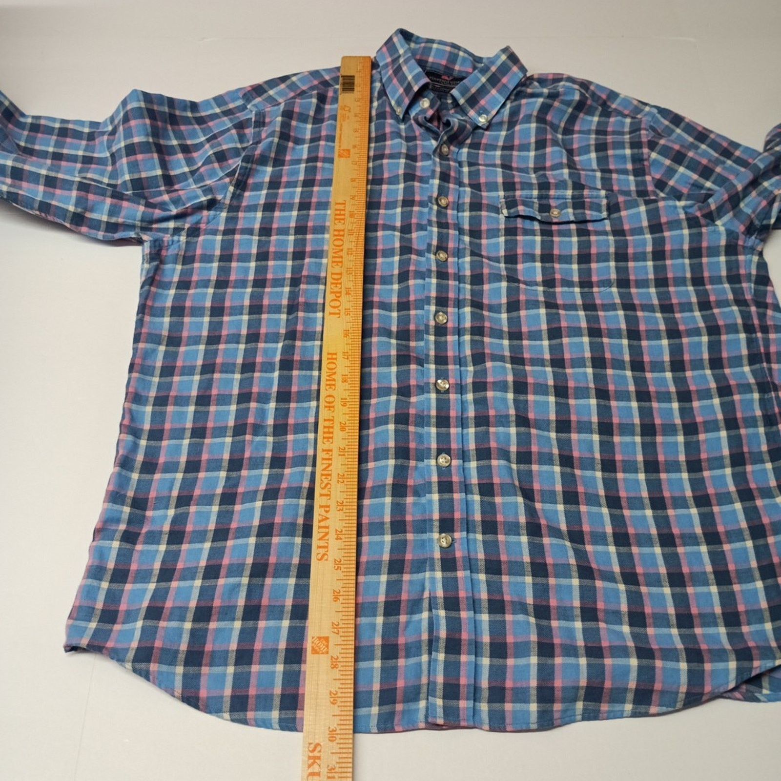Vineyard Vines Vineyard Vines Crosby Shirt Men Size XL Linen Blend Slim Fit Size US XL / EU 56 / 4 - 6 Thumbnail