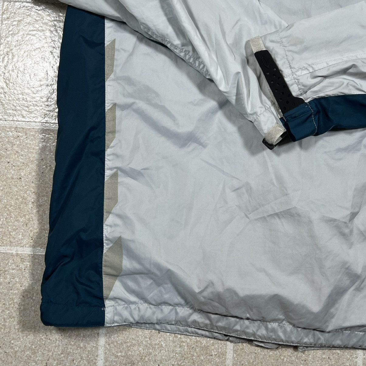 Oakley Gray & Dark Teal OAKLEY Zip Front Mesh Lined LIght Jacket Size US L / EU 52-54 / 3 - 6 Thumbnail