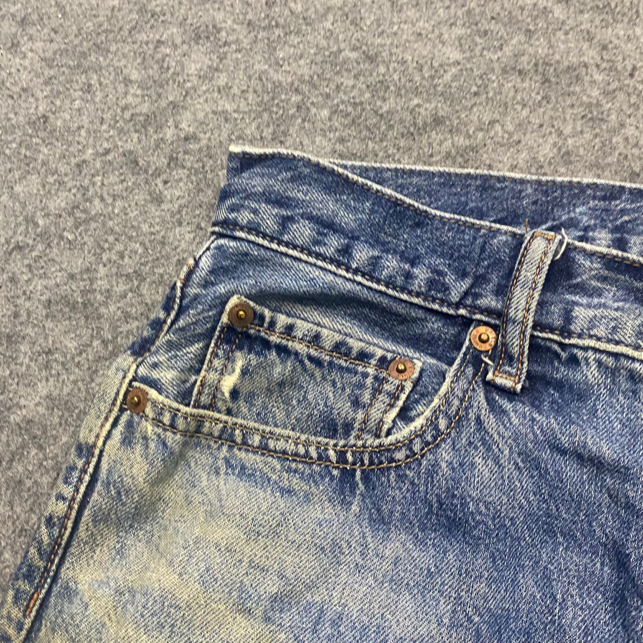 Japanese Brand 💥Best Offer💥Vintage Uniqlo Jeans Distressed Denim Size US 32 / EU 48 - 11 Thumbnail