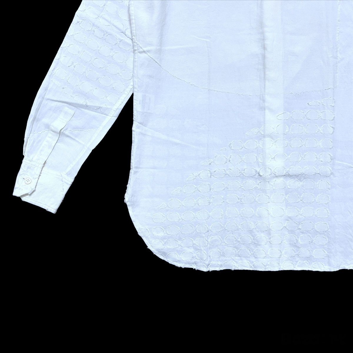 Issey Miyake S/S 2004 Circular Puckered Texture L/S Shirt Size US M / EU 48-50 / 2 - 6 Thumbnail