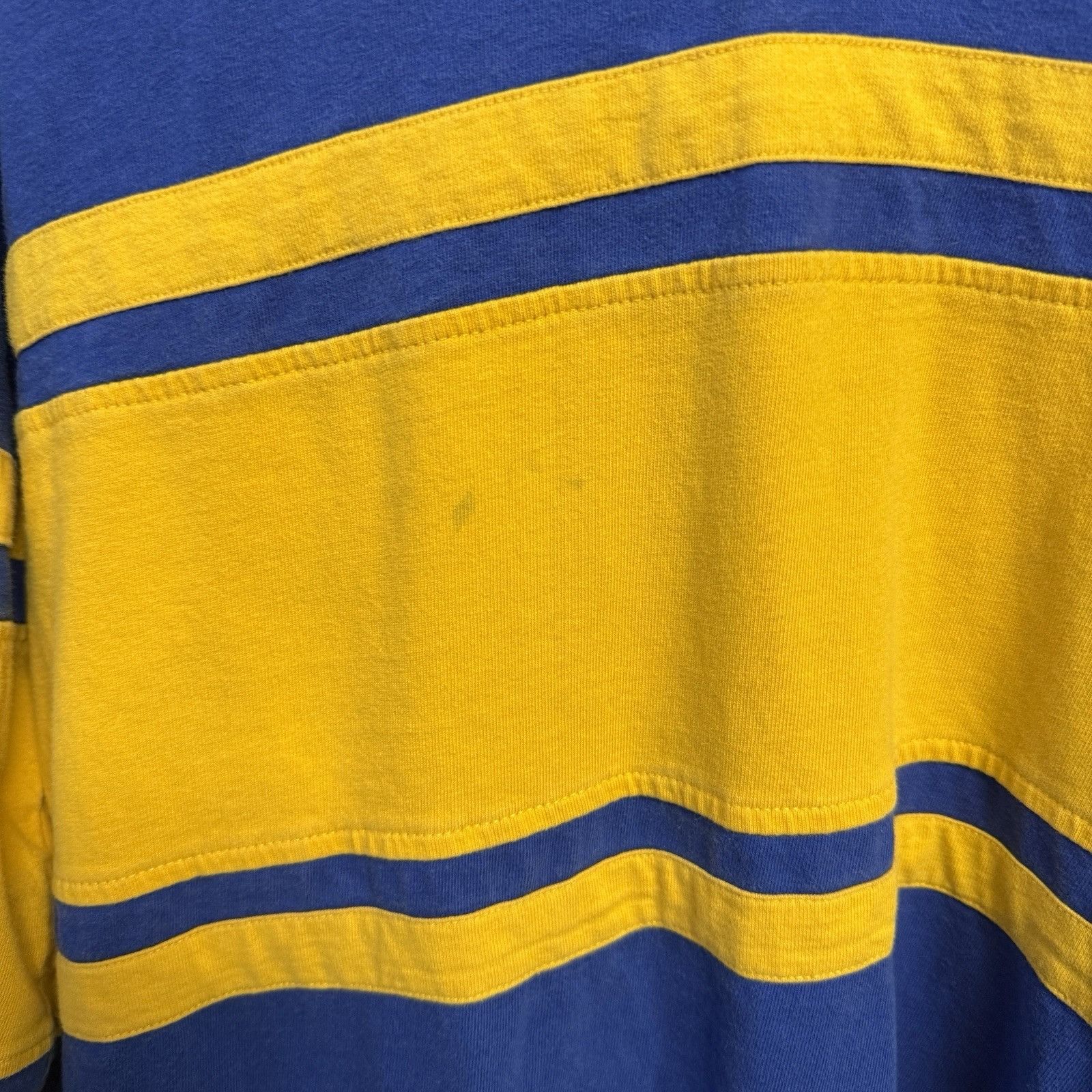 U.S. Polo Assn. Vintage US Polo Assn Rugby Shirt Long Sleeve Collared Stripe Size US XL / EU 56 / 4 - 5 Thumbnail