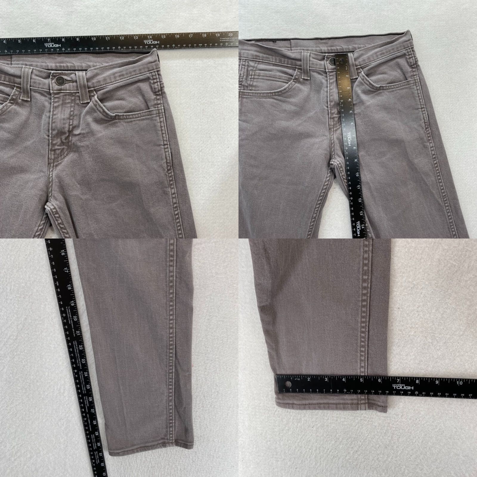 Levi's Levi's 511 Jeans Mens Slim Straight 29x32 Denim Gray Low Rise Medium Wash - 5-Pocket, Cotton Spandex Denim Pants Size US 29 - 8 Thumbnail