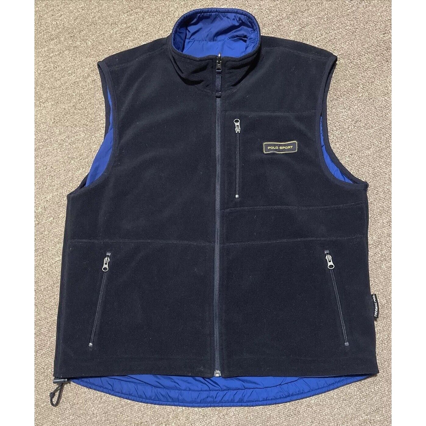 Polo Ralph Lauren Vintage 90s Large Polo Sport Ralph Lauren Reversible Full Zi Size US L / EU 52-54 / 3 - 1 Thumbnail