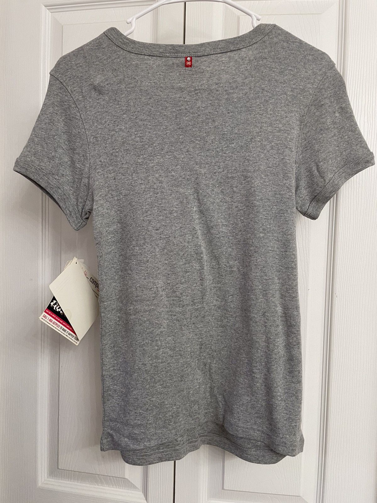 Ecko Unltd. Vintage Echo Red Knit Gray Top Size Large Size L / US 10 / IT 46 - 5 Thumbnail