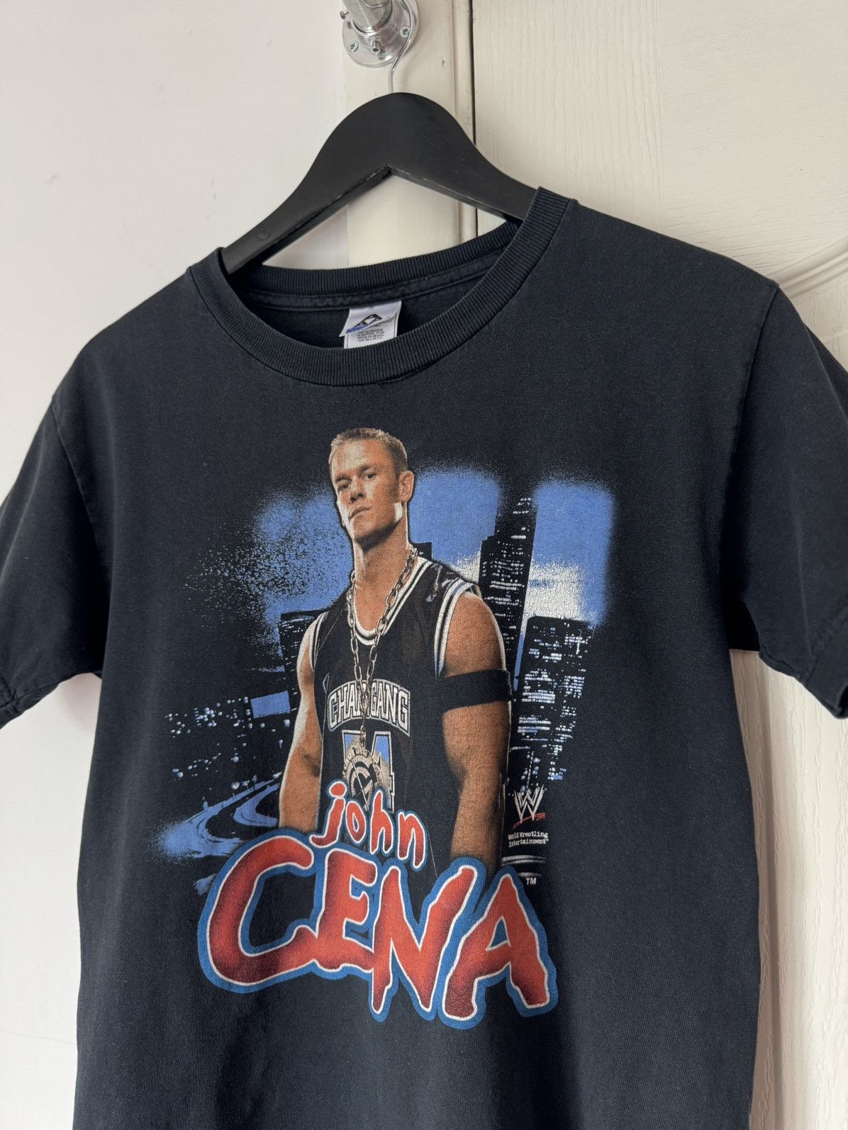 WWE Vintage 2002 John Cena Thug A Nomics WWE Licensed T Shirt Size US M / EU 48-50 / 2 - 3 Thumbnail