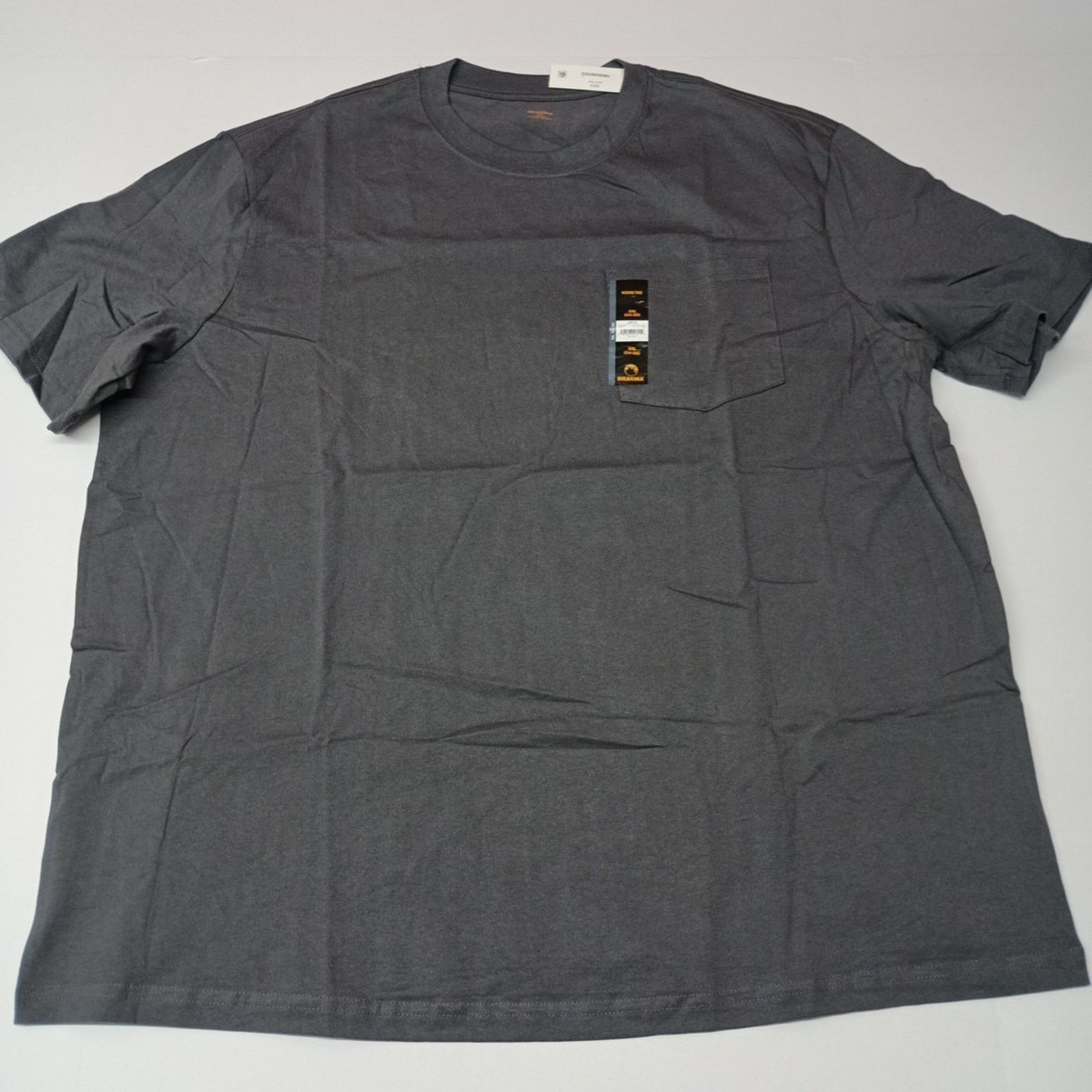 Other 3 Brahma T-Shirt 3XL 54-56 Gray, White, Brown Pocket Tee Size US XXL / EU 58 / 5 - 11 Thumbnail
