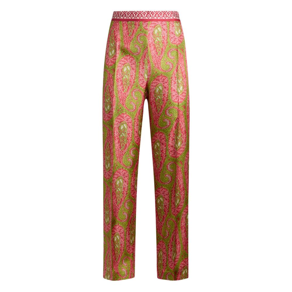 Etro Etro GREEN Trousers - Cropped Trousers Size 28" / US 6 / IT 42 - 1 Thumbnail