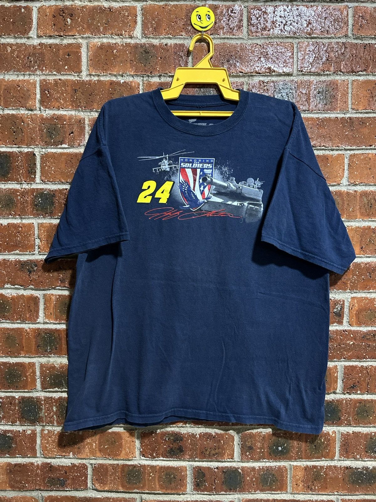 NASCAR × Vintage Nascar Jeff Gordon Honoring Our Soldiers Shirt Size US XL / EU 56 / 4 - 2 Thumbnail