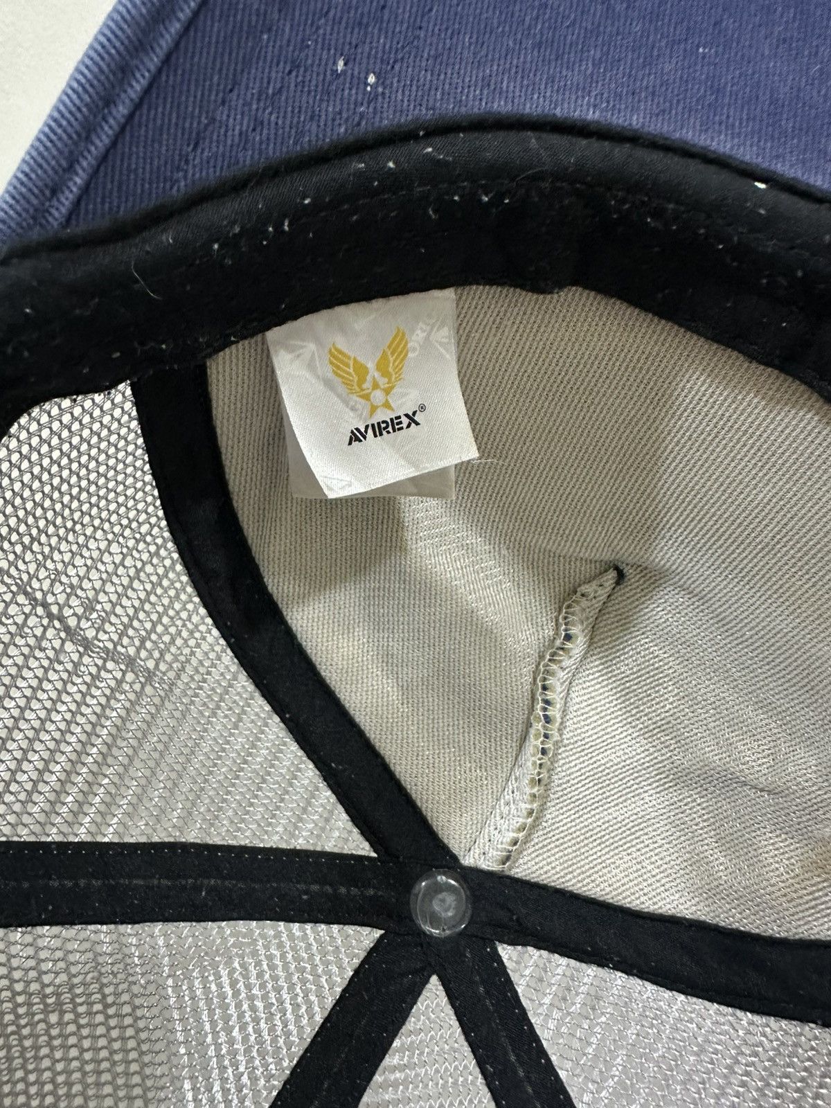 Avirex Distress Faded AVIREX USA Trucker Hat Size ONE SIZE - 6 Thumbnail