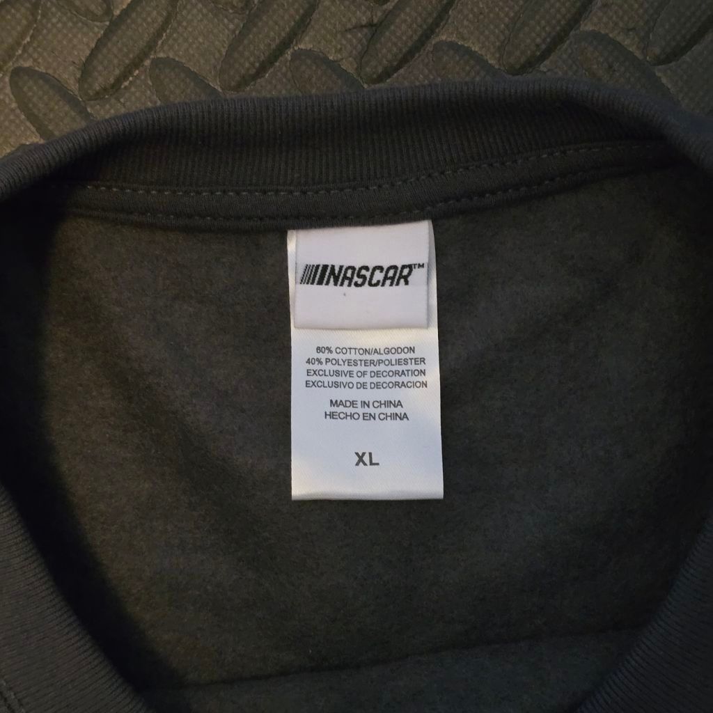 NASCAR Men's NASCAR Gray Red Graphic Sweatshirt XL Size US XL / EU 56 / 4 - 6 Thumbnail