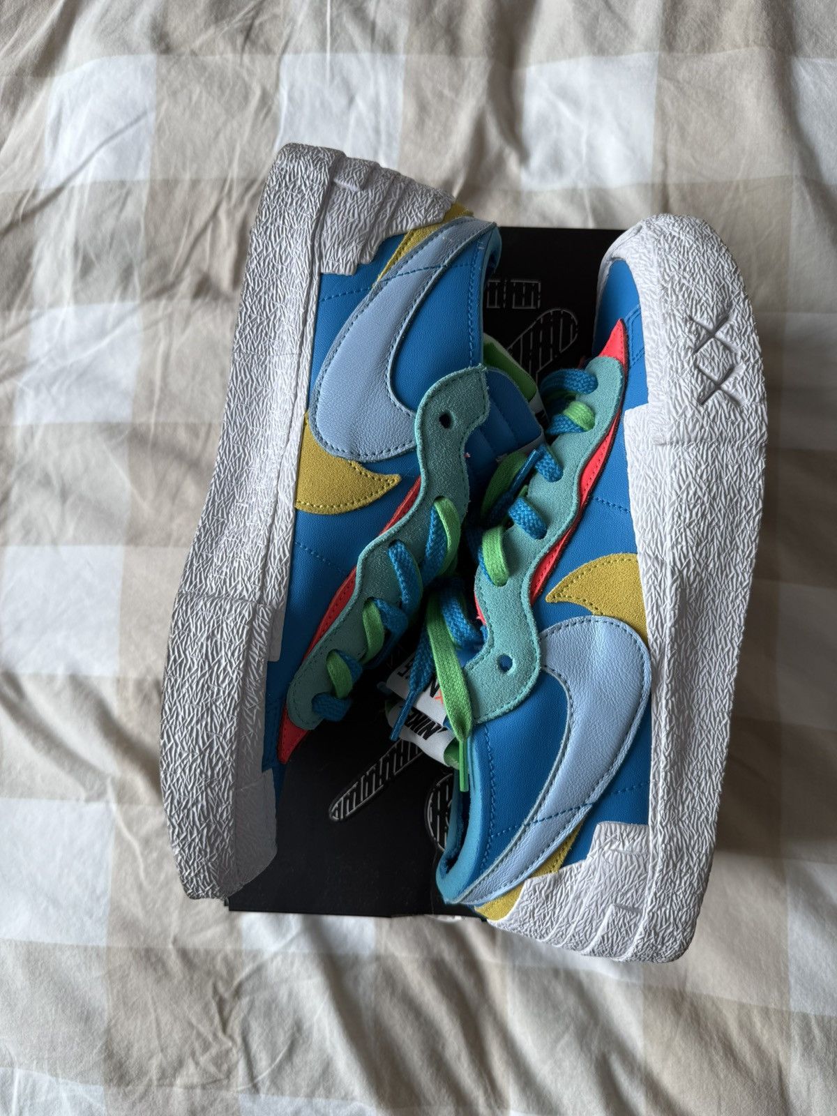 Kaws × Nike × Sacai BLAZER LOW NEPTUNE BLUE Size US 10.5 / EU 43-44 - 3 Thumbnail