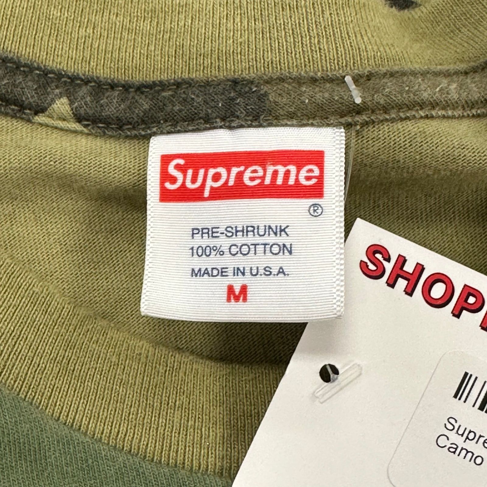 Supreme SS20 Supreme Naomi Campbell Tee T Shirt Woodland Camo Medium Size US M / EU 48-50 / 2 - 4 Thumbnail