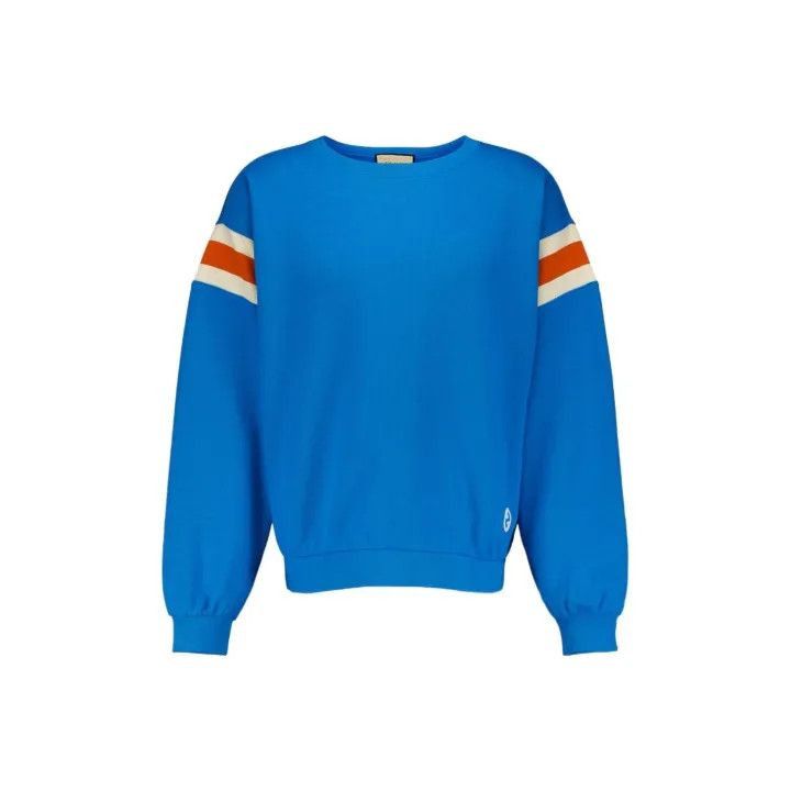 Gucci Gucci Gucci SS23 Blue Striped Long Sleeve Sweatshirt -2506 Size US S / EU 44-46 / 1 - 1 Thumbnail
