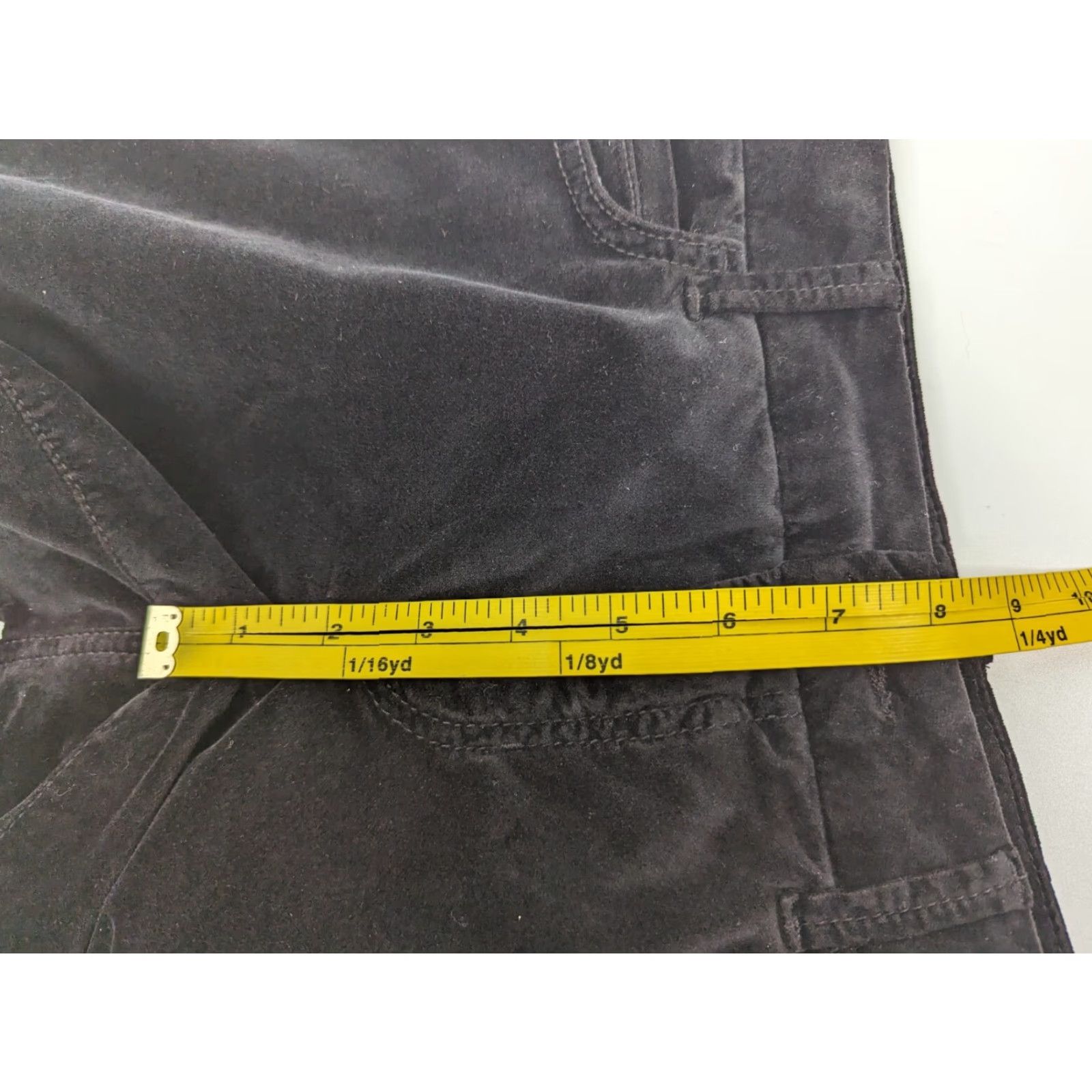 Vintage Cambio Jeans Womens Modern Denim Black Velvet Lola Rise Modern Jeans 10 Women Size 32" / US 10 / IT 46 - 7 Thumbnail