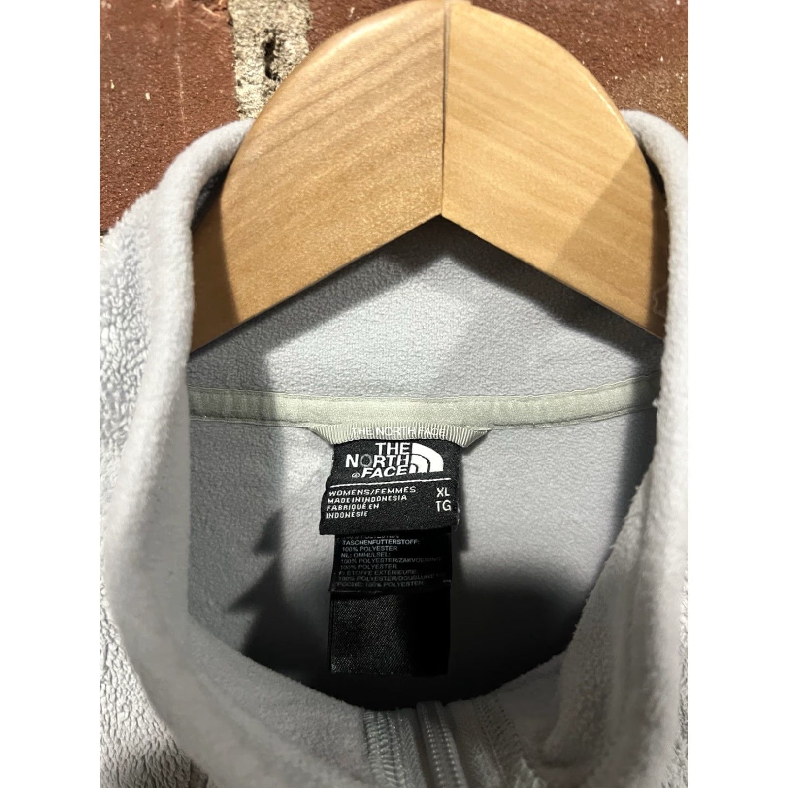 The North Face VINTAGE The North Face Womens Gray Full Zip Fleece Jacket Mock Neck Size XL Size XL / US 12-14 / IT 48-50 - 3 Thumbnail