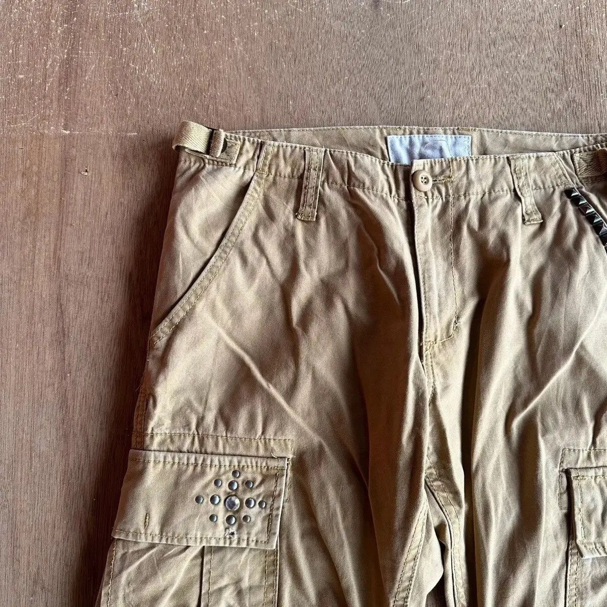 Infinite Archives W32 L33 🔥 FLARE/BOOTCUT NEUTRALINFINITY SPIKY STUDDED CARGO Size US 32 / EU 48 - 5 Thumbnail