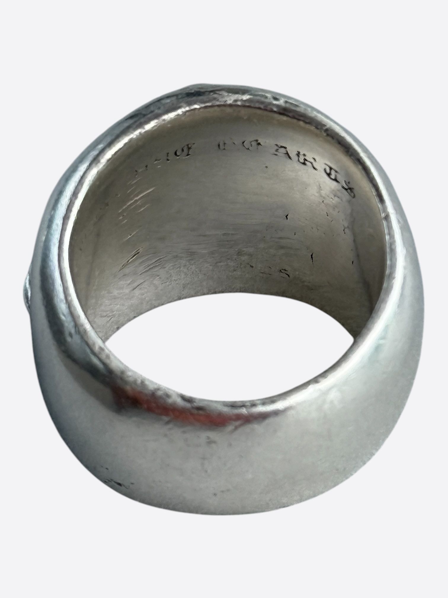 Chrome Hearts Chrome Hearts Silver Oval Cross Ring Size ONE SIZE - 5 Thumbnail