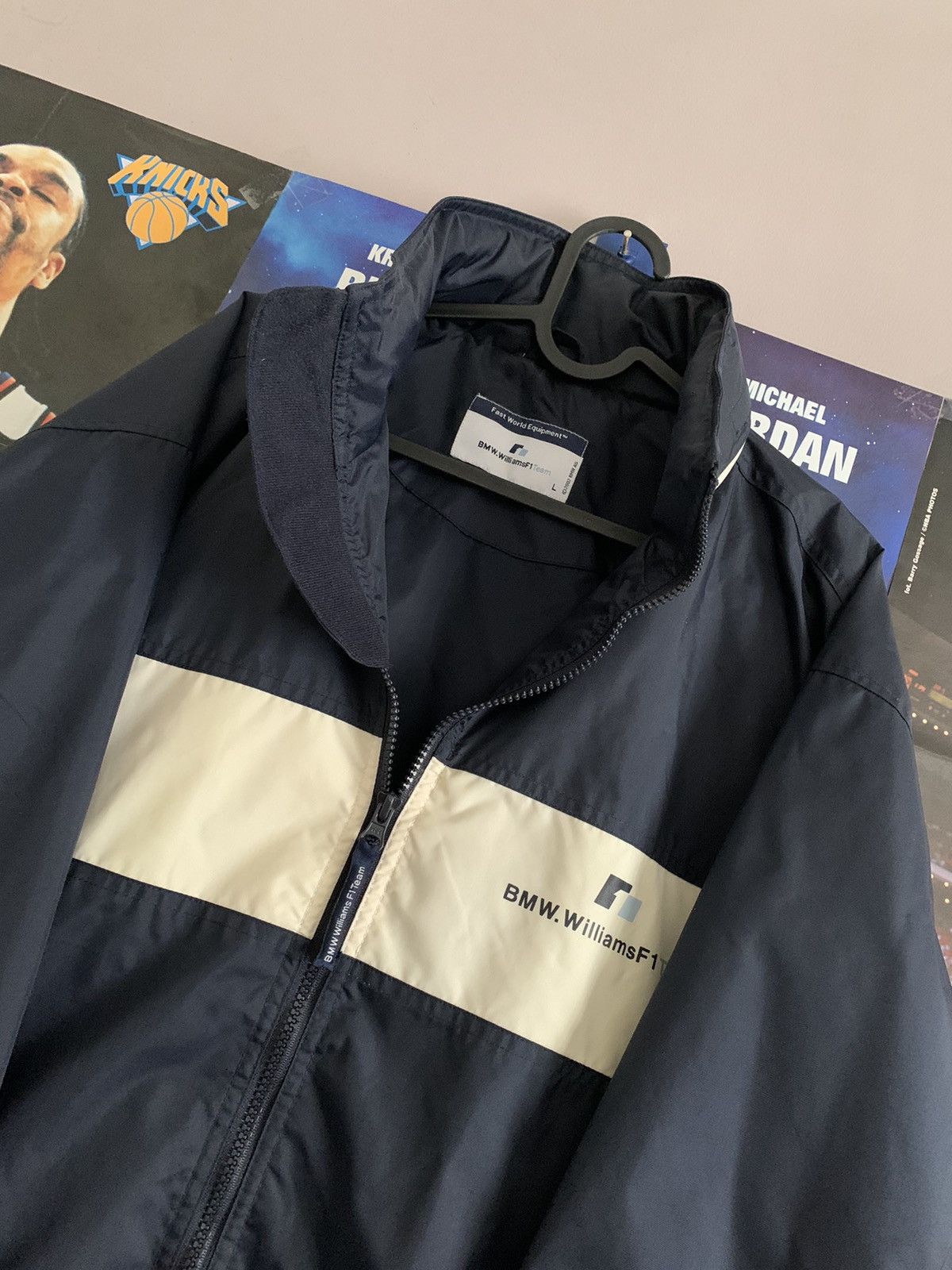 BMW × Vintage 2002 Vintage BMW Williams F1 Team Light Jacket Size US L / EU 52-54 / 3 - 2 Thumbnail