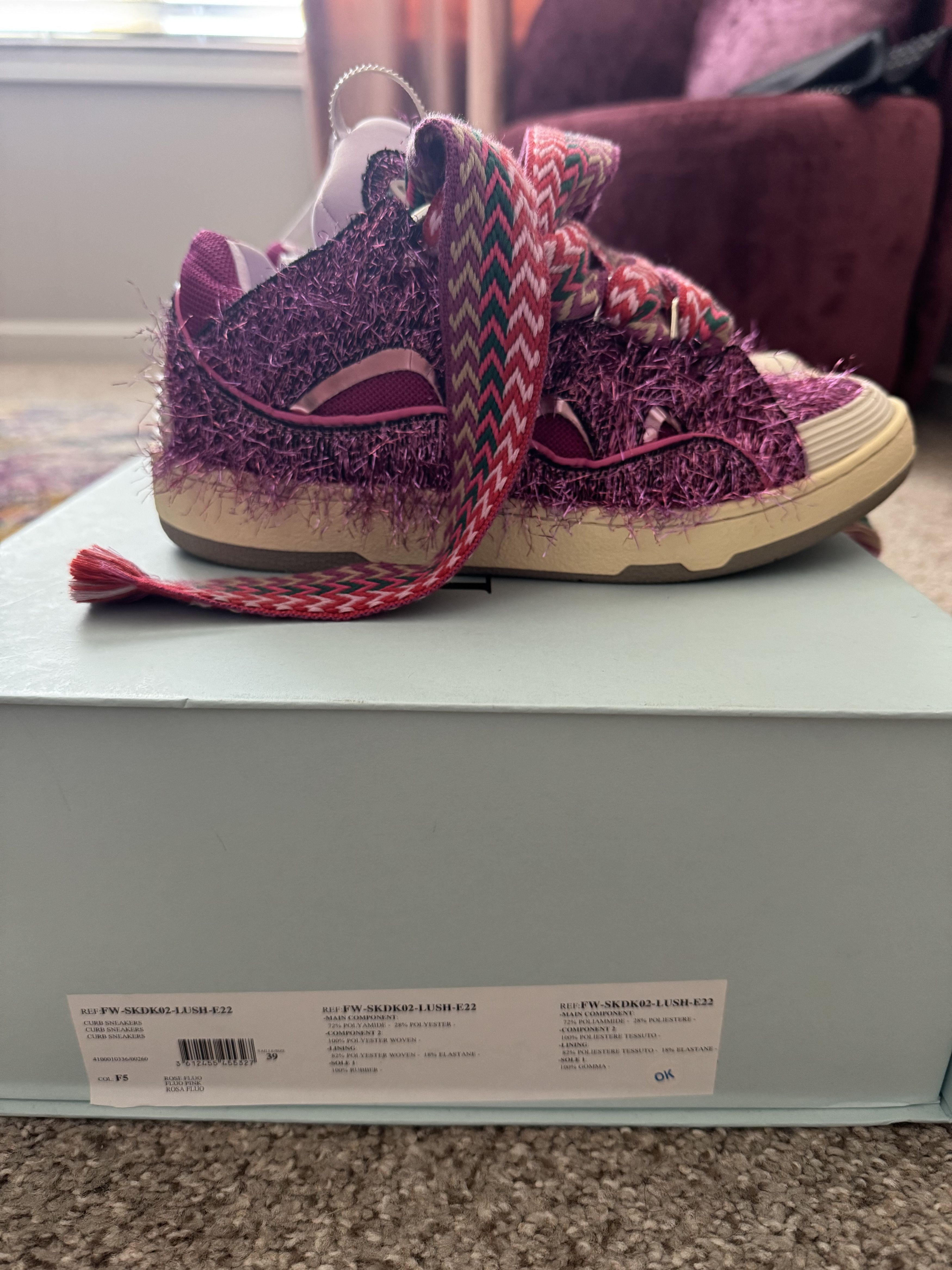 Lanvin Lanvin Curb Sneakers Size US 8.5 / IT 38.5 - 7 Thumbnail