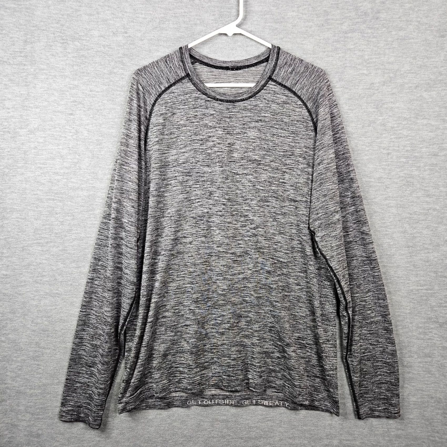 Lululemon Lululemon Men's Long Sleeve Metal Vent Tech T-shirt XL Gray Logo Regular Size XL Shirt Mens VENT TECH Size US XL / EU 56 / 4 - 2 Thumbnail