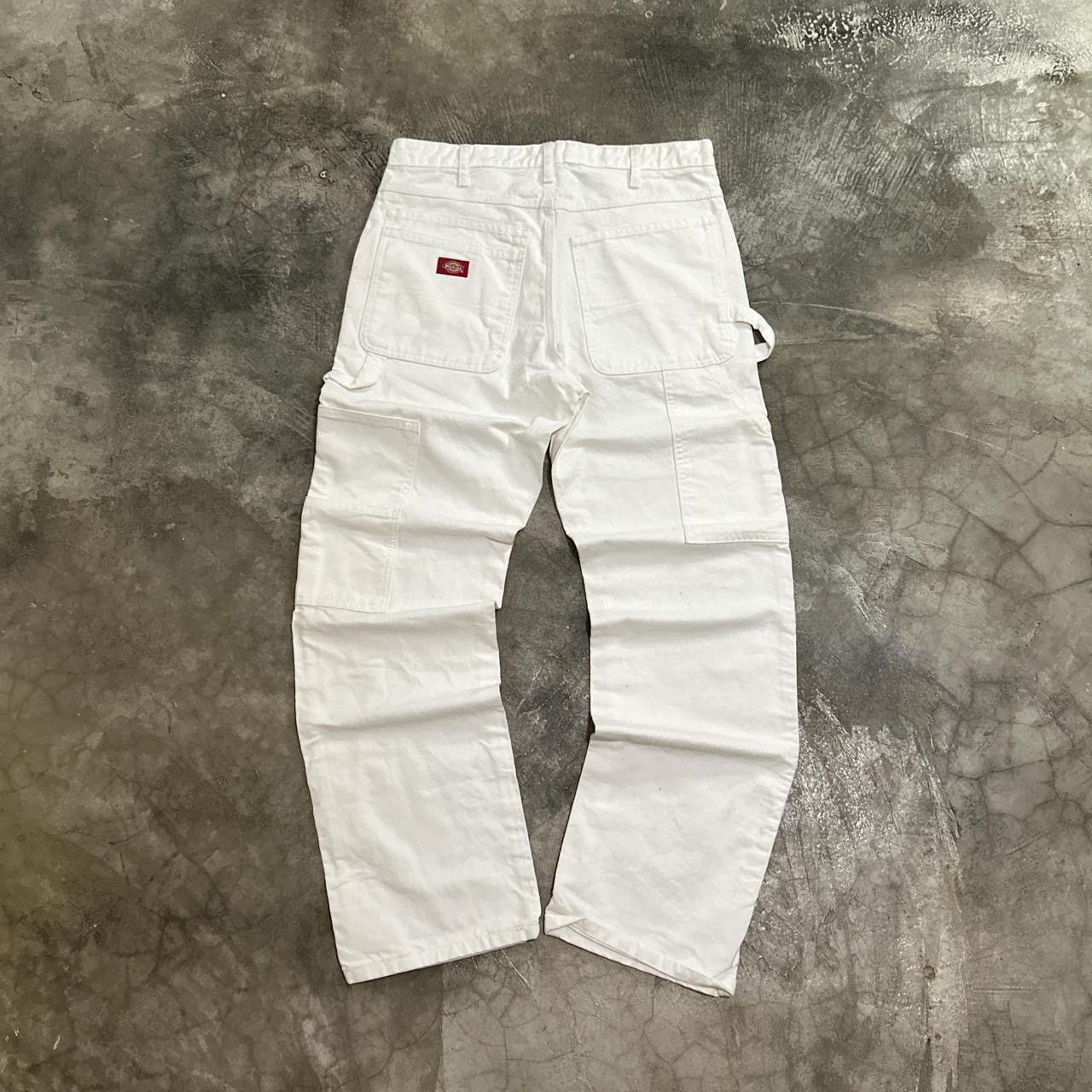 Dickies Vintage Y2K Dickies Carpenter White Pants Size US 32 / EU 48 - 2 Thumbnail