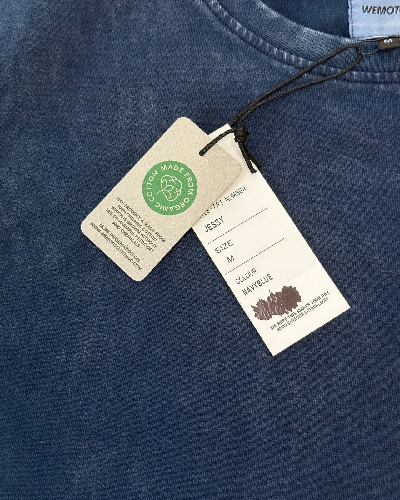 Wemoto NWT Wemoto - Jessy Lava Wash Organic T-Shirt - Size Medium Size US M / EU 48-50 / 2 - 7 Thumbnail