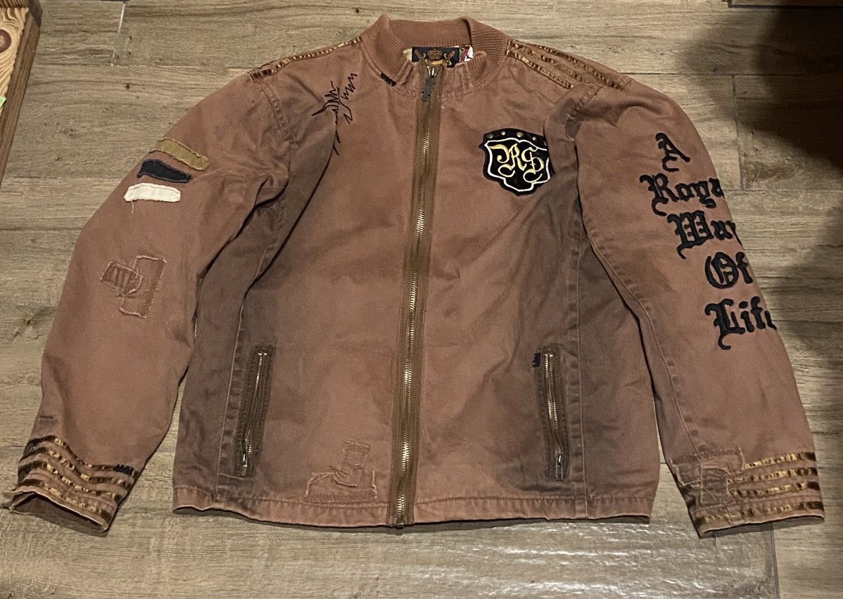 Other Rebel Spirit Skull Biker Jacket Y2K Gothic Streetwear Size US XXL / EU 58 / 5 - 1 Thumbnail
