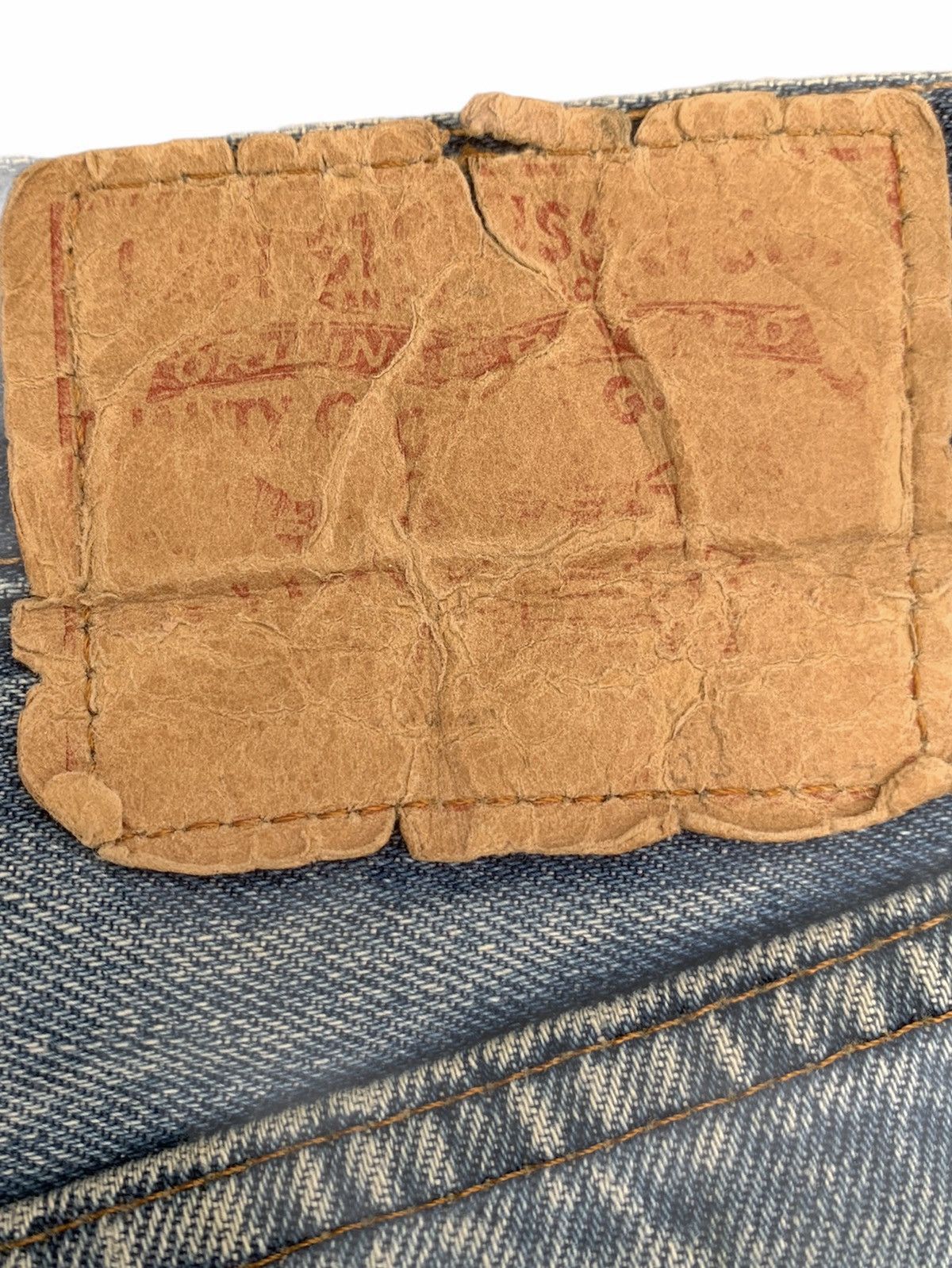 Levi's Vintage 80s Levi's 501 Selvedge Made in USA Distressed Denim Size US 33 - 14 Thumbnail
