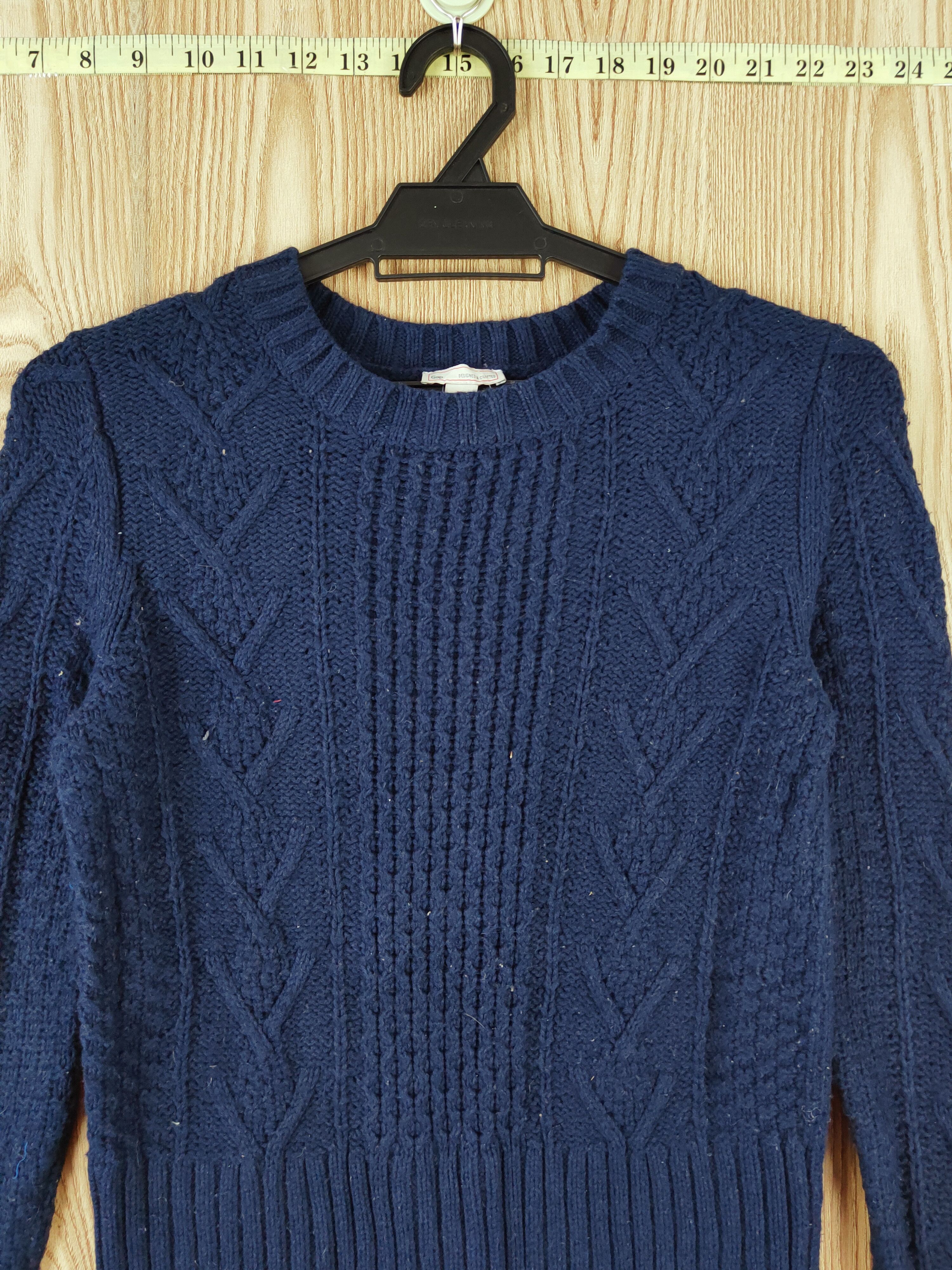Gap × Vintage Gap Navy Knitwear Crop Tops#W249 Size XS / US 0-2 / IT 36-38 - 2 Thumbnail