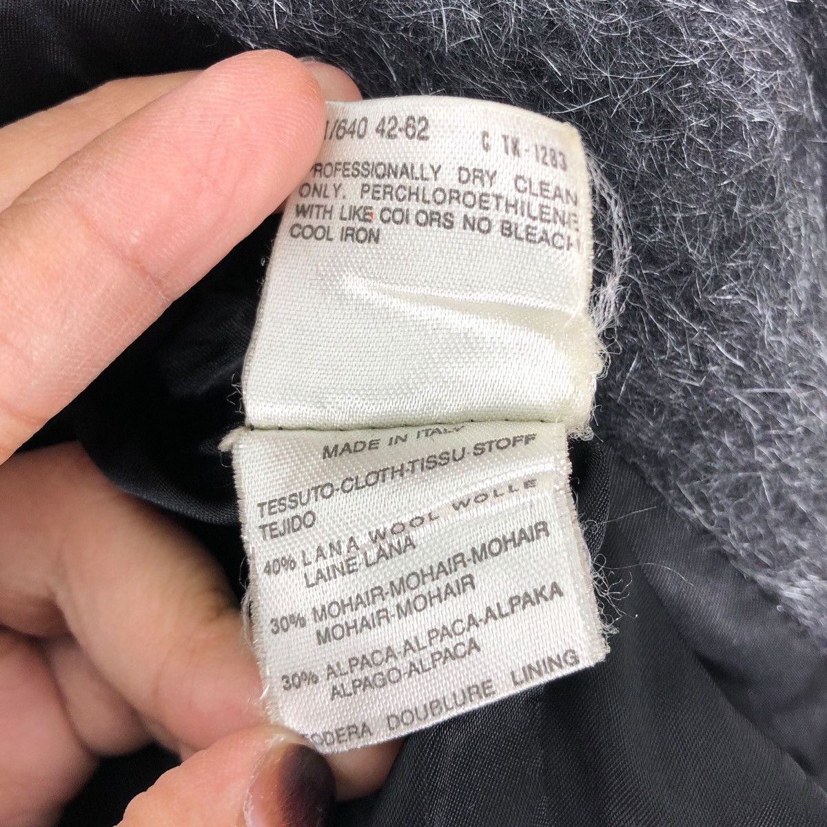 Sportmax Luxury Italian Designer SPORTMAX MAX MARA Wool Mohair Jacket Size XXL / US 16-18 / IT 52-54 - 8 Thumbnail