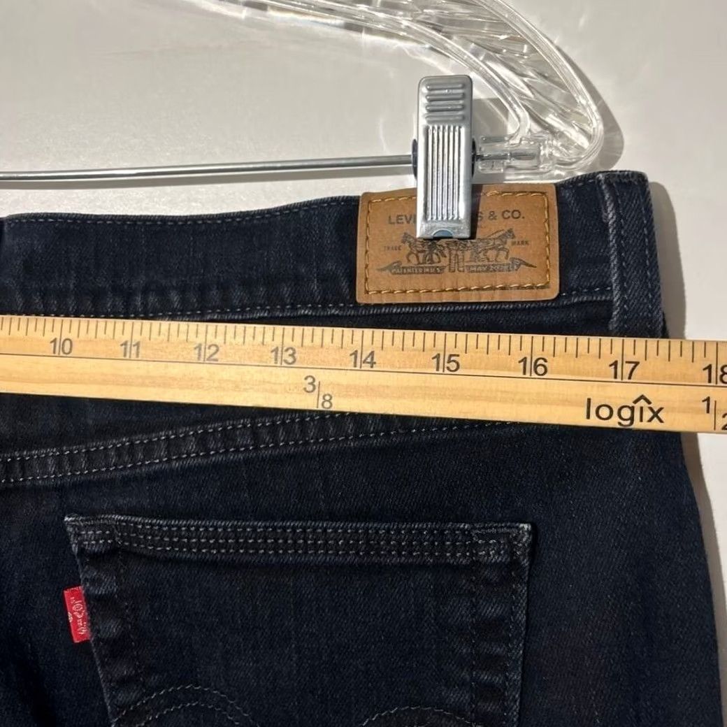 Levi's Levi's 515 Bootcut Slim Fit Black 5-Pocket Denim Jeans Women's Size 12 M Size 34" / US 12 / IT 48 - 5 Thumbnail