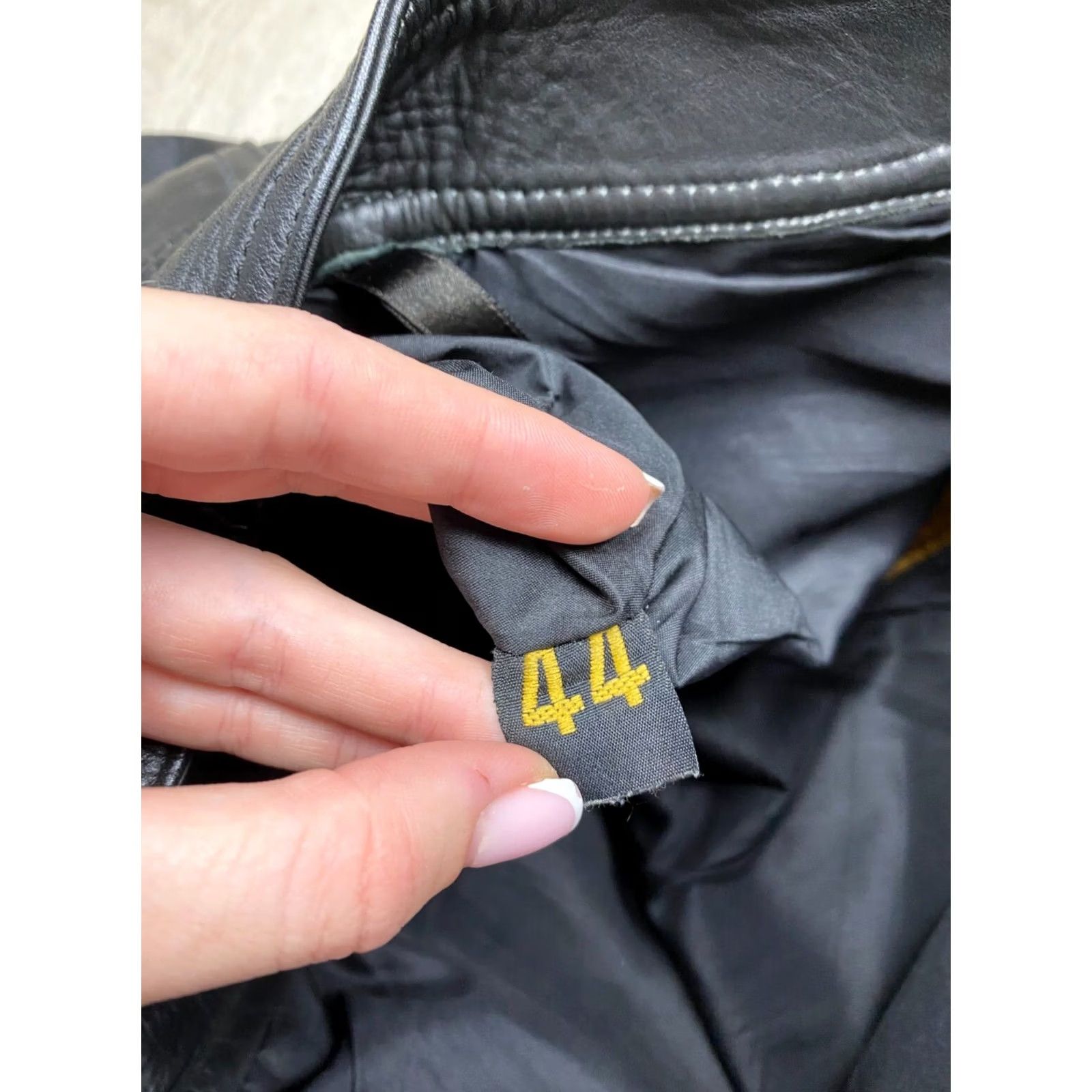 Vintage Akito Mens Leather Pants Biker Motorcycle Vintage Size 32 Black Pants Mens Leather Biker 90s Size US 32 / EU 48 - 7 Thumbnail