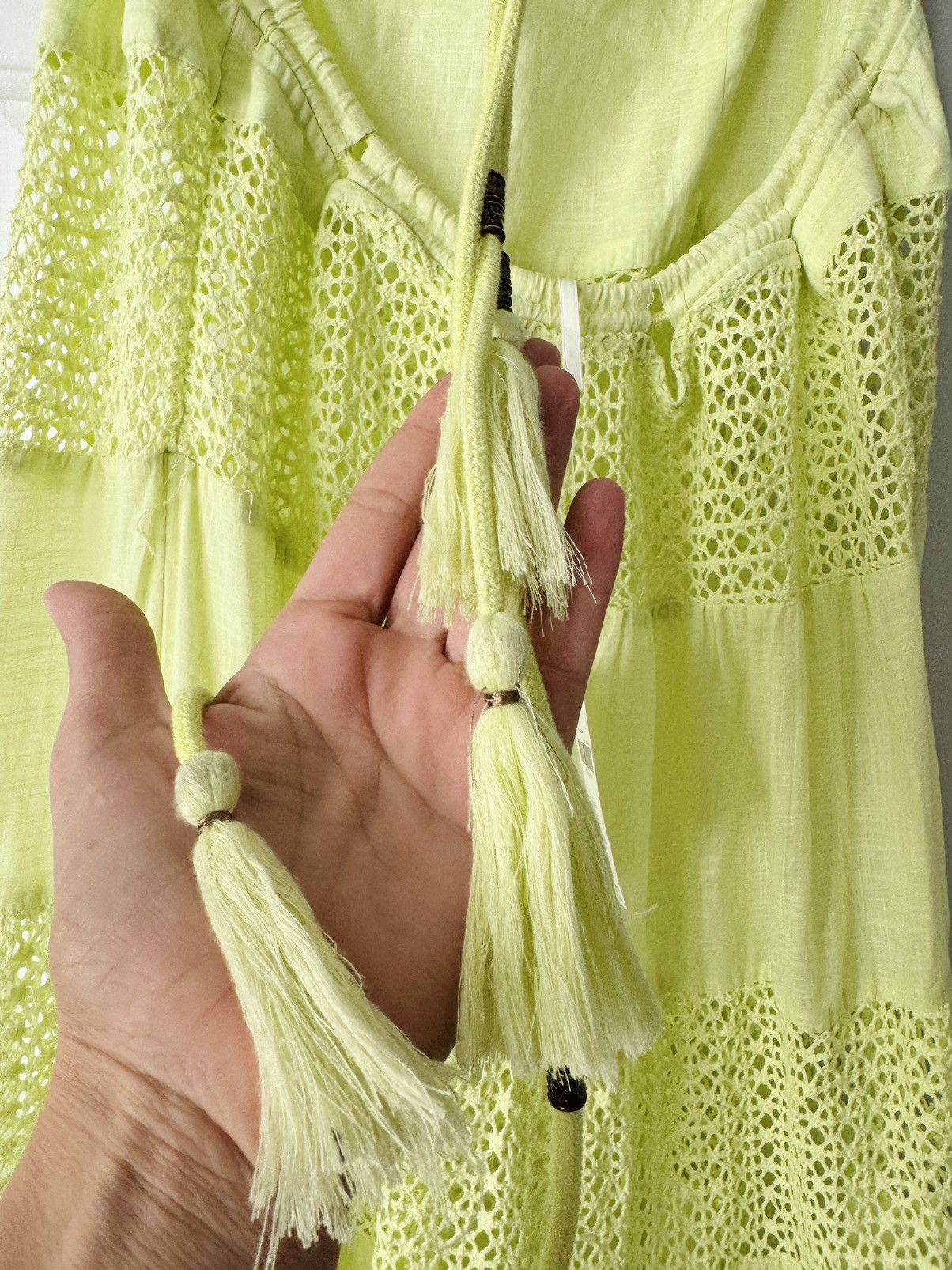 Anthropologie Anthropologie Sheer Lace Tiered Maxi Dress, Size XL Size XL / US 12-14 / IT 48-50 - 10 Thumbnail