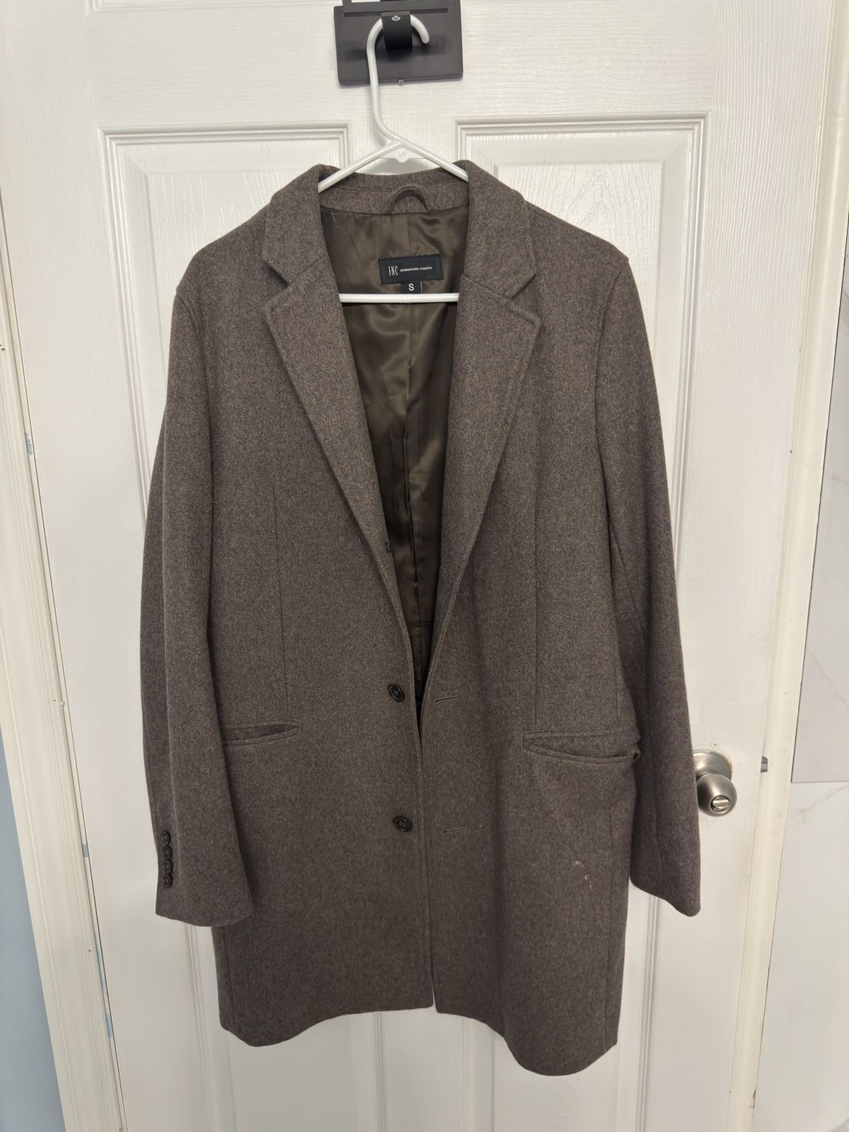 I.N.C Brown Long Coat Size US S / EU 44-46 / 1 - 1 Thumbnail