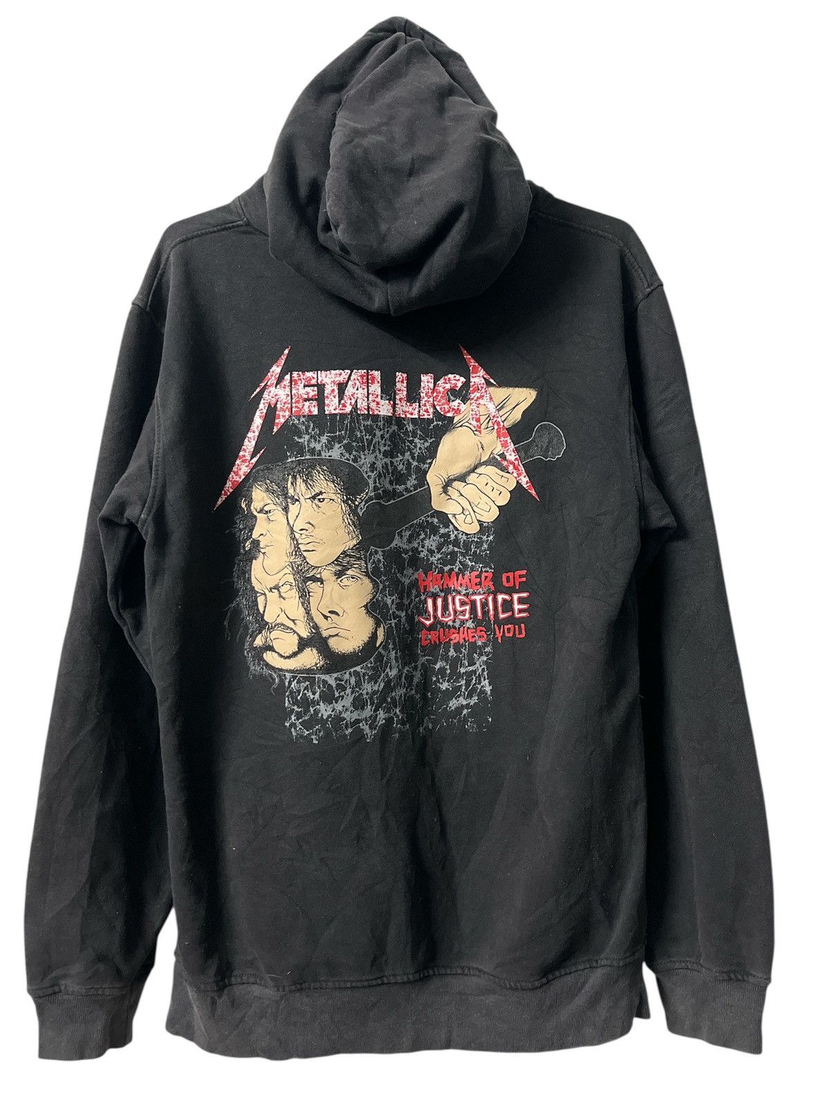 Metallica METALICCA BAND SWEATSHIRT HOODIE BLACK Size US M / EU 48-50 / 2 - 2 Thumbnail