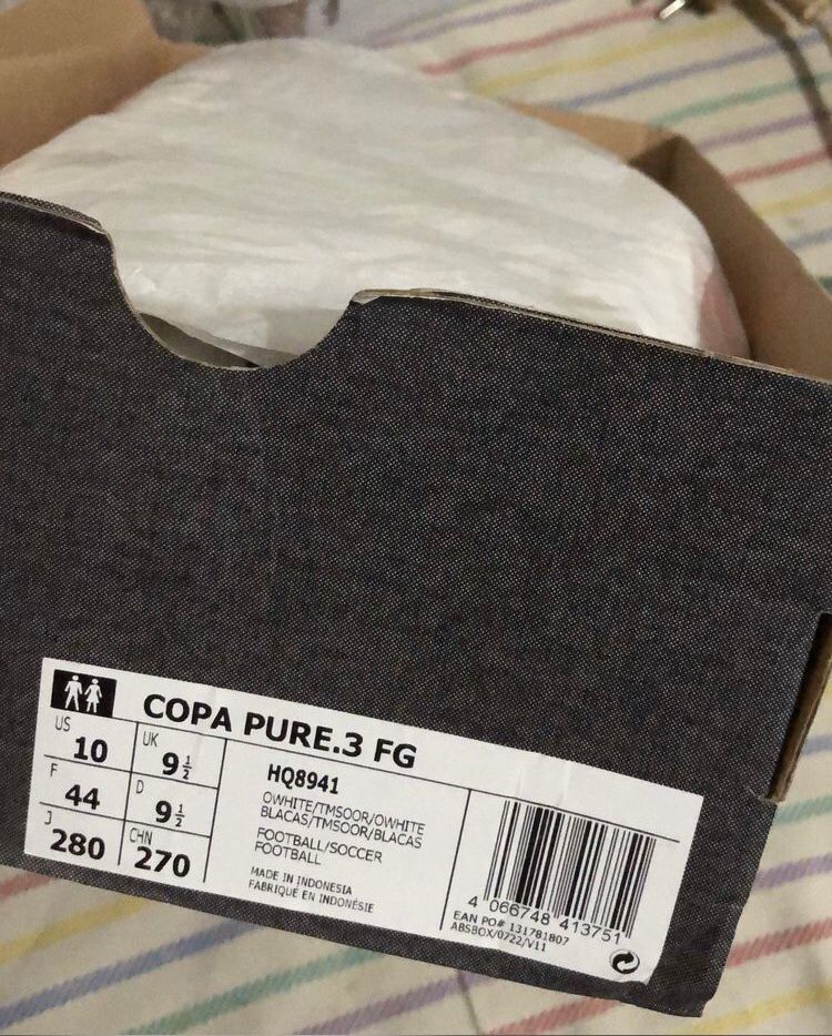 Adidas ADIDAS COPA PURE.3 FG LEATHER Size US 10 / EU 43 - 6 Thumbnail