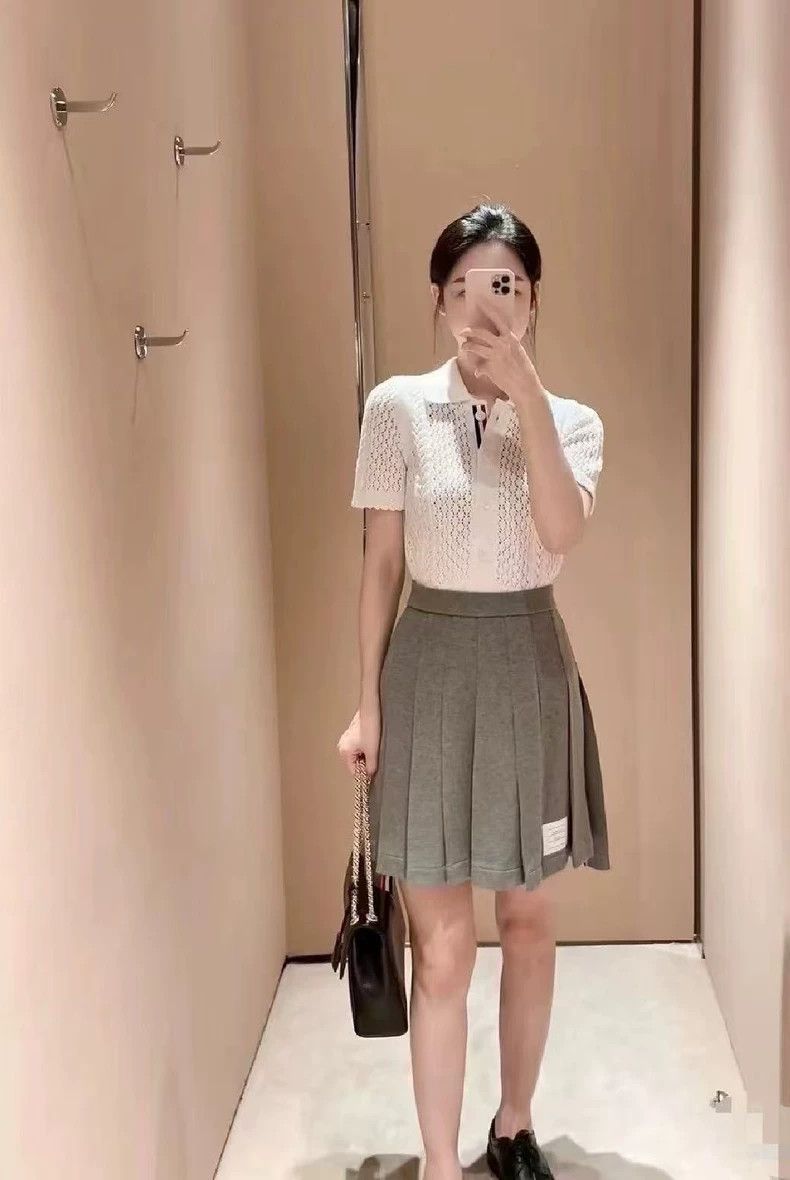 Thom Browne Thom Browne size1 Short sleeve knit top Size US S / EU 44-46 / 1 - 9 Thumbnail