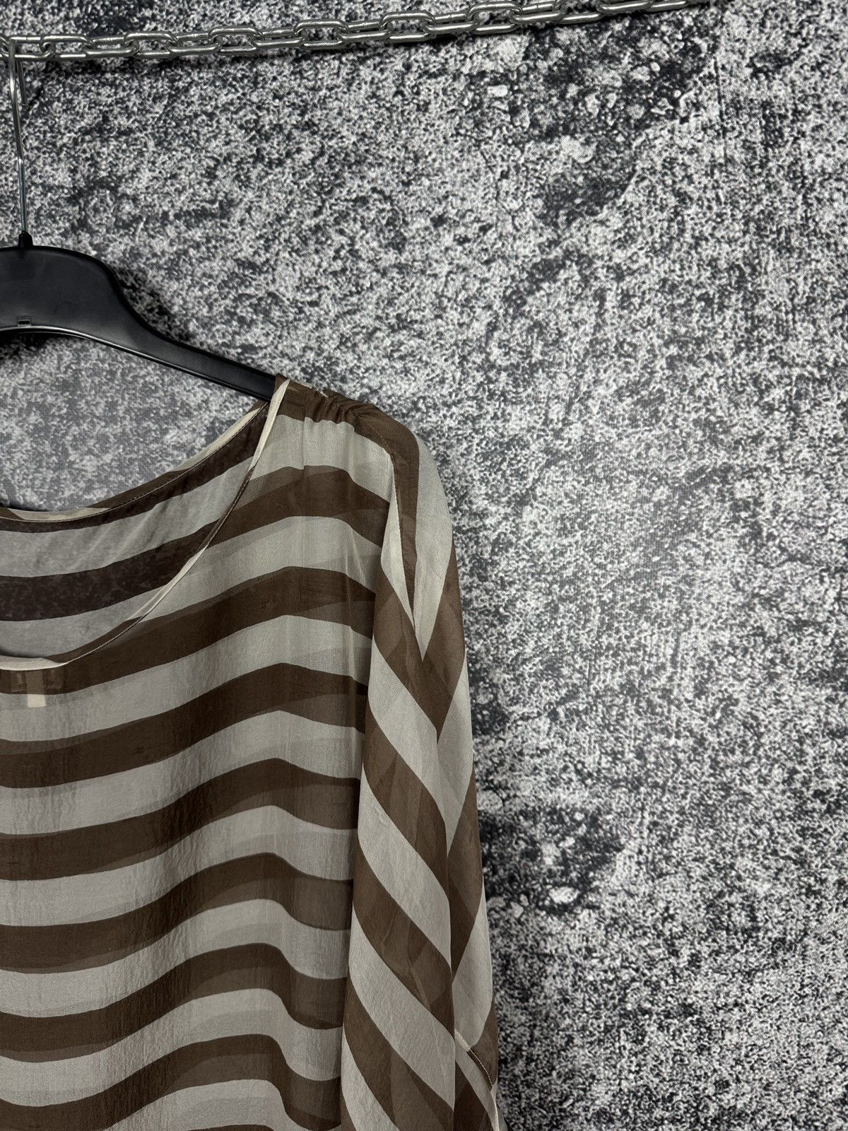 Kenzo Women’s Kenzo Paris Silk Blouse Striped Top Luxury Size 36 Size XS / US 0-2 / IT 36-38 - 12 Thumbnail