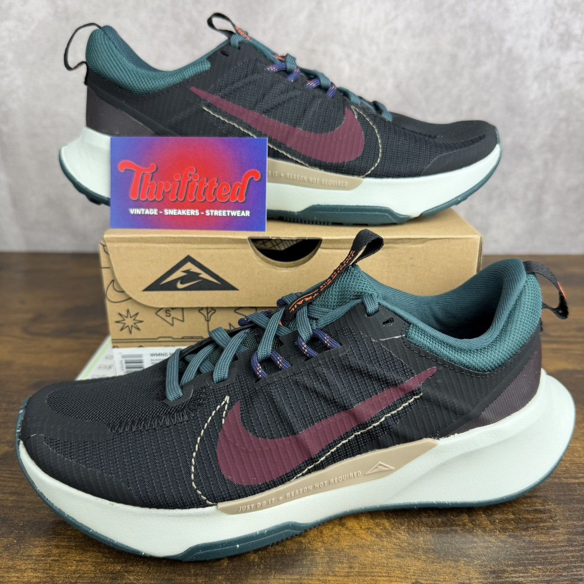 Nike NEW Nike Juniper Trail 2 Nature Black Deep Jungle DM0821-003 Size US 10 / IT 40 - 1 Thumbnail