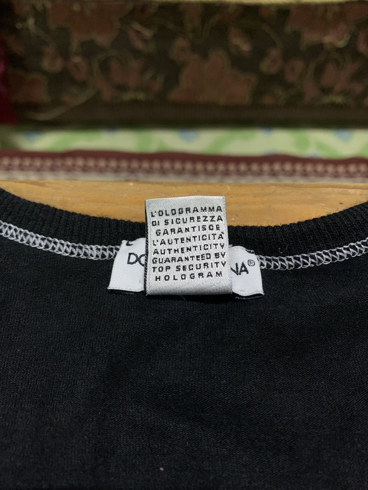 Designer Hype Dolce & Gabbana Underwear Black Minimalist Plain Tee Size US S / EU 44-46 / 1 - 4 Thumbnail